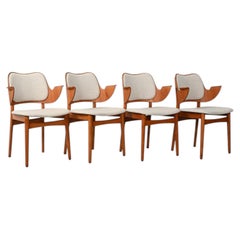 Set di quattro sedie danesi di Hans Olsen