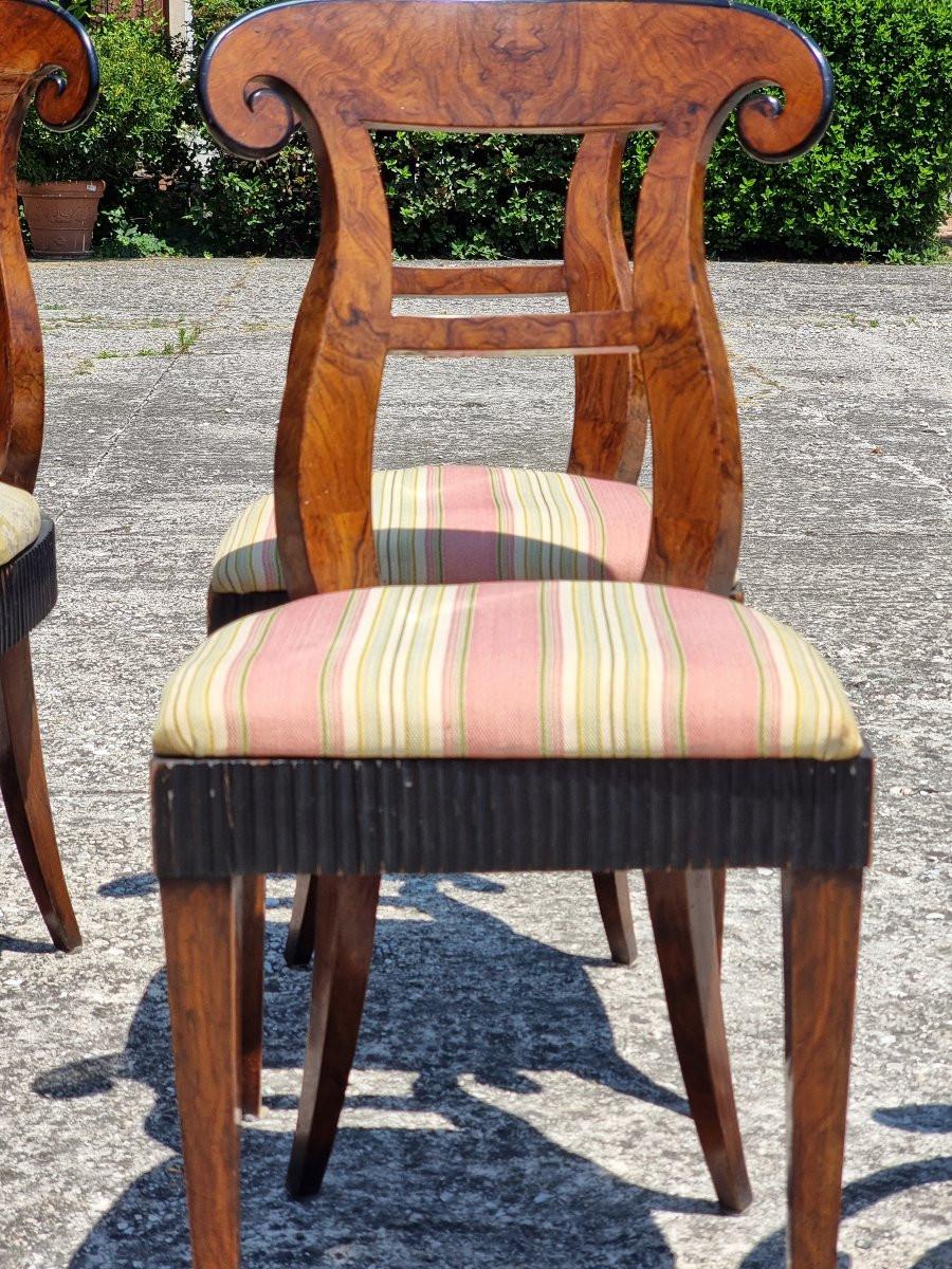 Set di quattro sedie e due poltrone Carlo X – Veneto, ca. 1830 For Sale 1