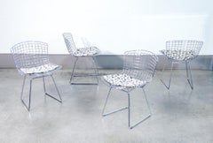 Set of four Side Chairs mod. 420, design Harry BERTOIA for KNOLL