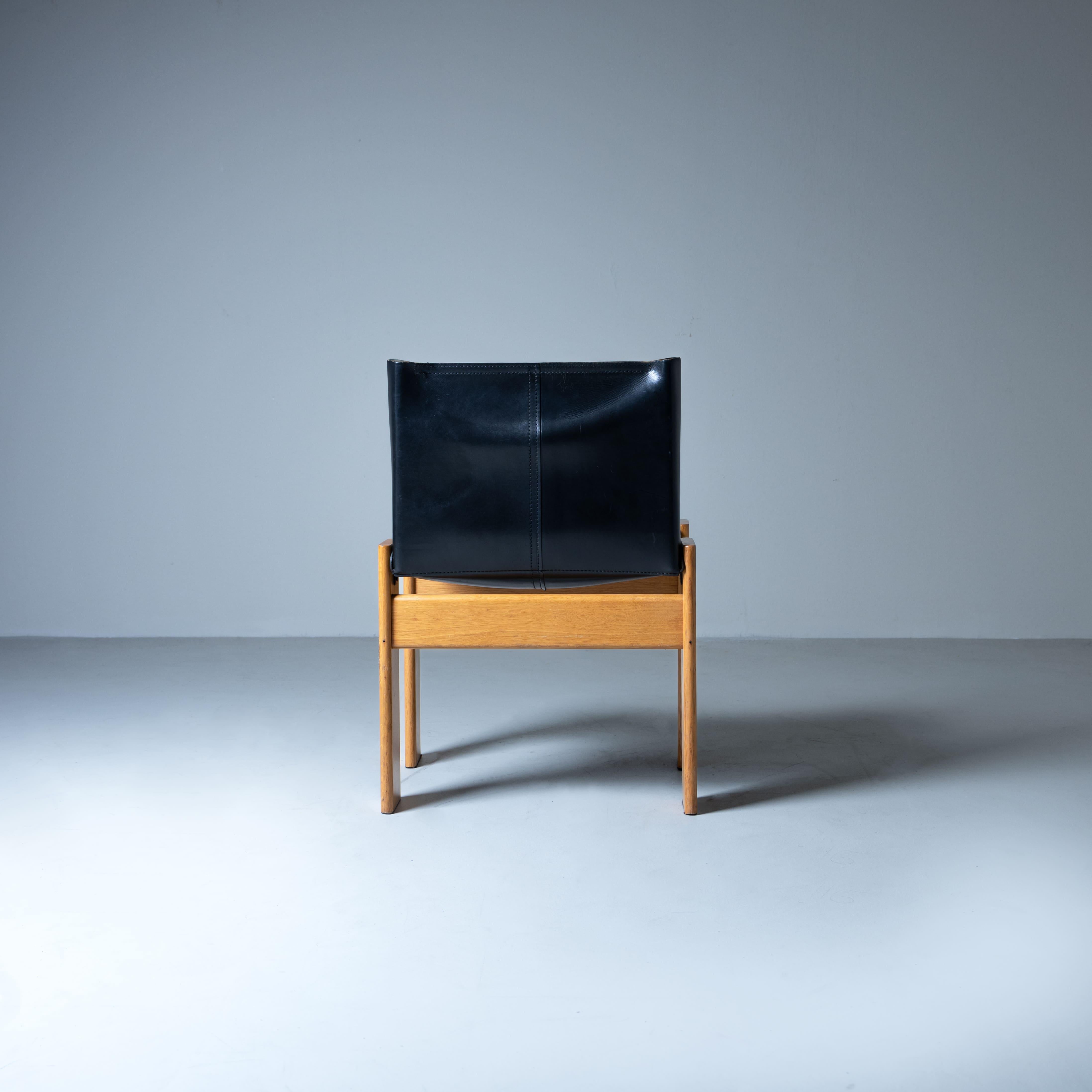 Late 20th Century Ensemble de 8 chaises Monk, Afra et Tobia Scarpa pour Molteni 1970 en vente