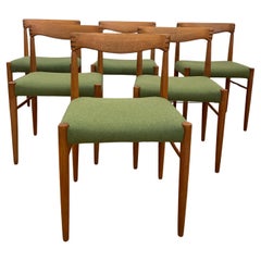 set di sei sedie da pranzo, Harry W.Klein per Bramin, Danimarca 1960