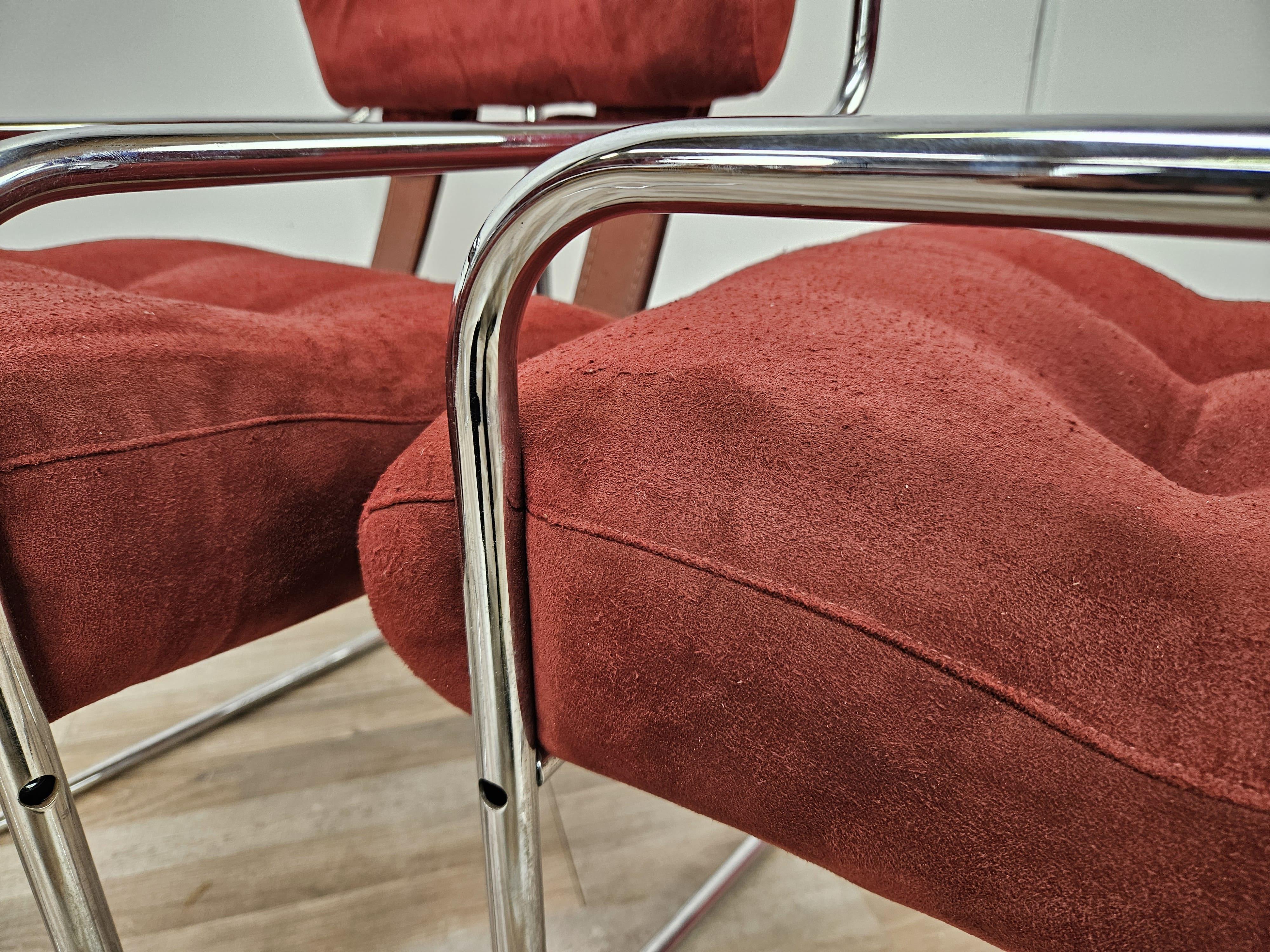 Set of six Tucroma dining chairs by Guido Faleschini for the 4 Mariani, 1970 8