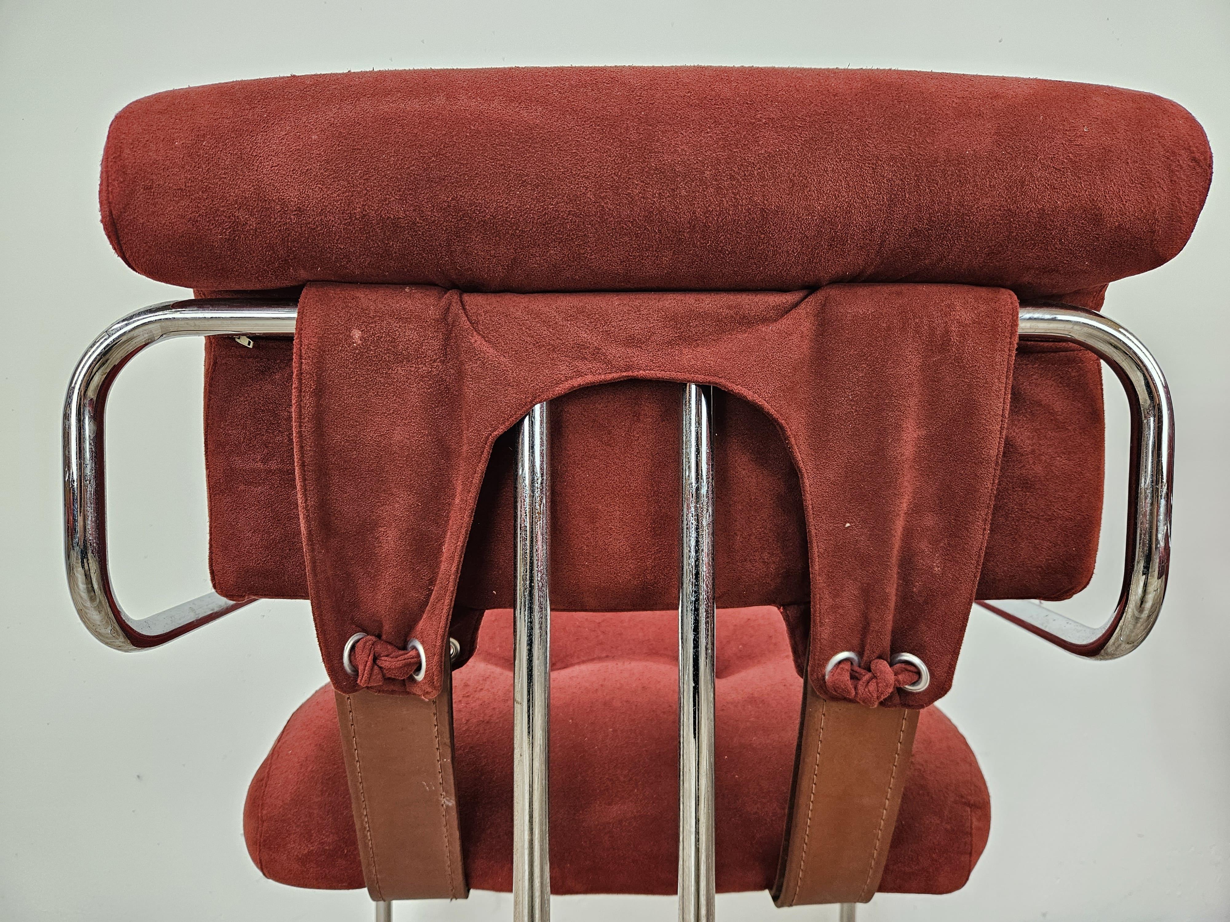 Set of six Tucroma dining chairs by Guido Faleschini for the 4 Mariani, 1970 9