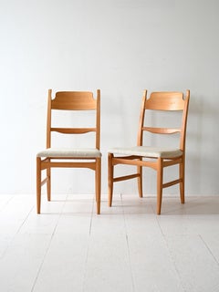 Ensemble de six chaises vintage de Carl Malmsten