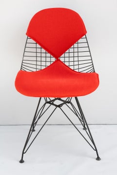 Set of Six Wire Chairs by Charles & Ray Eames for Herman Miller, 1970s