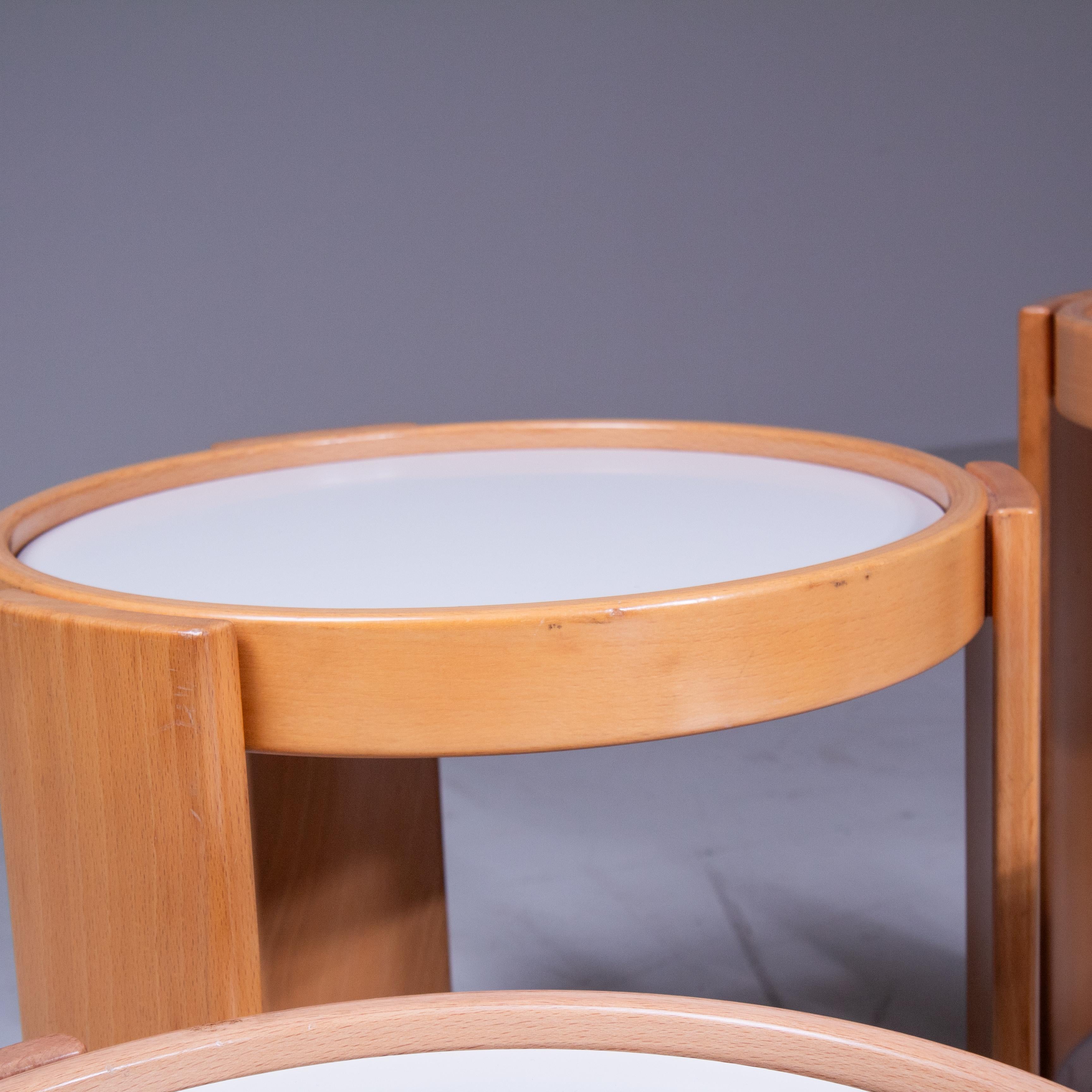 Set di tavolini 780/783 de Gianfranco Frattini, Cassina en vente 6