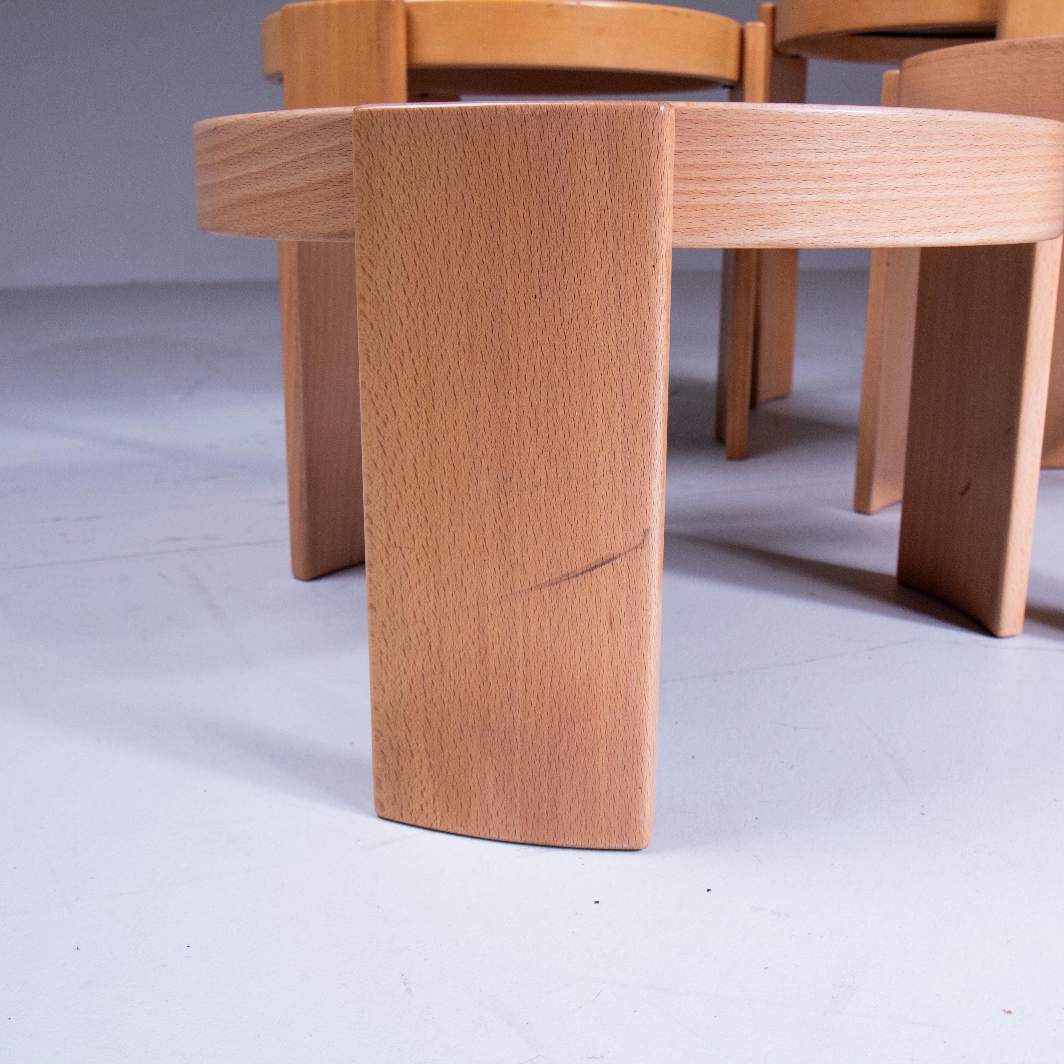 Set di tavolini 780/783 de Gianfranco Frattini, Cassina en vente 7