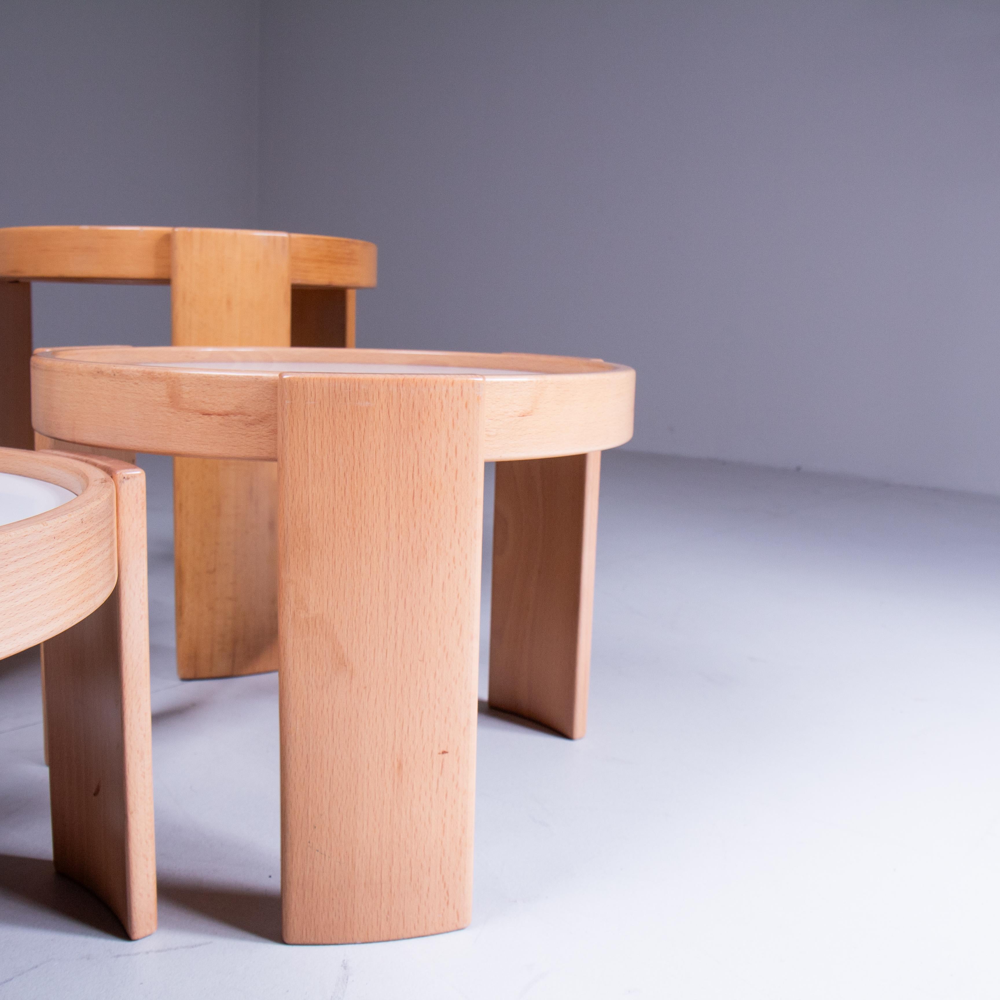 Set di tavolini 780/783 de Gianfranco Frattini, Cassina en vente 9