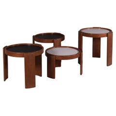 Set di tavolini 780/783, Gianfranco Frattini, Cassina