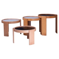 Set di tavolini 780/783 de Gianfranco Frattini, Cassina