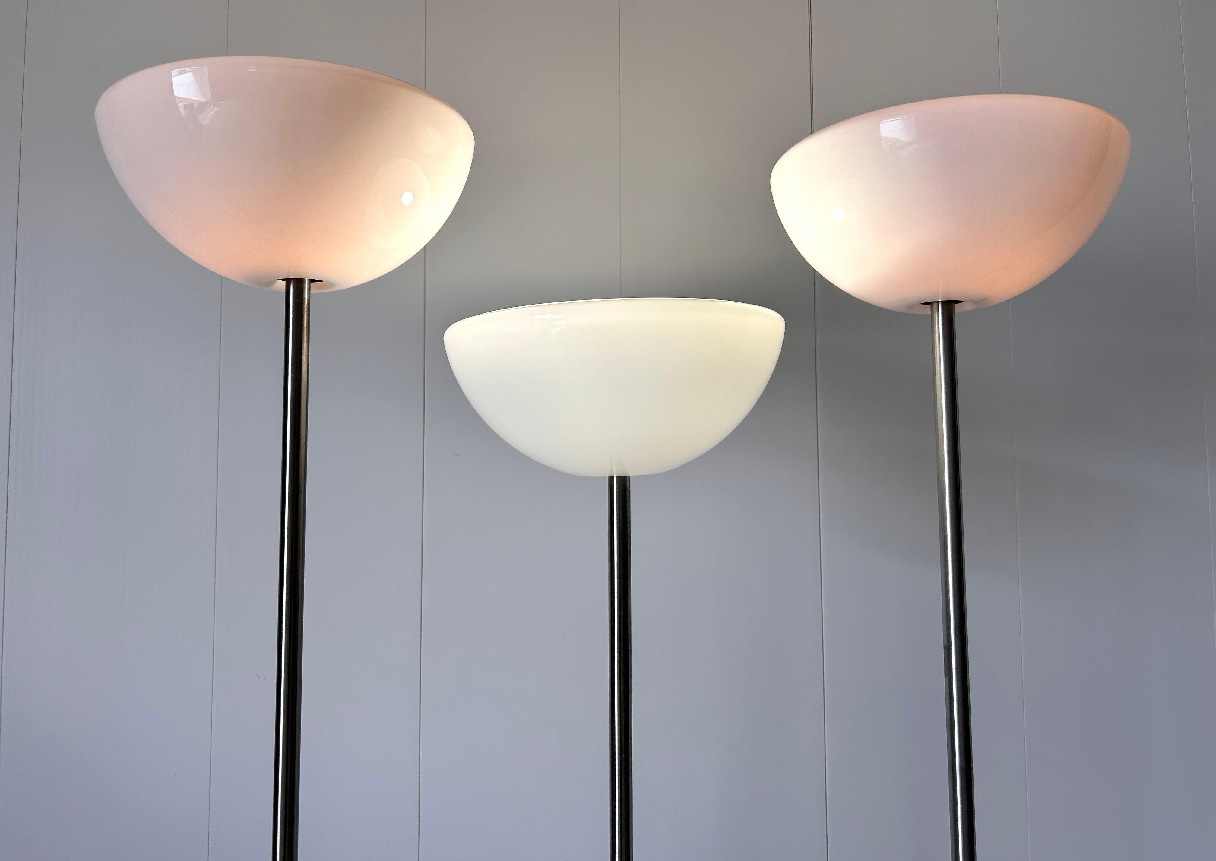 Set di tre lampade da terra mod. Papavero, Achille Castiglioni, Flos 5