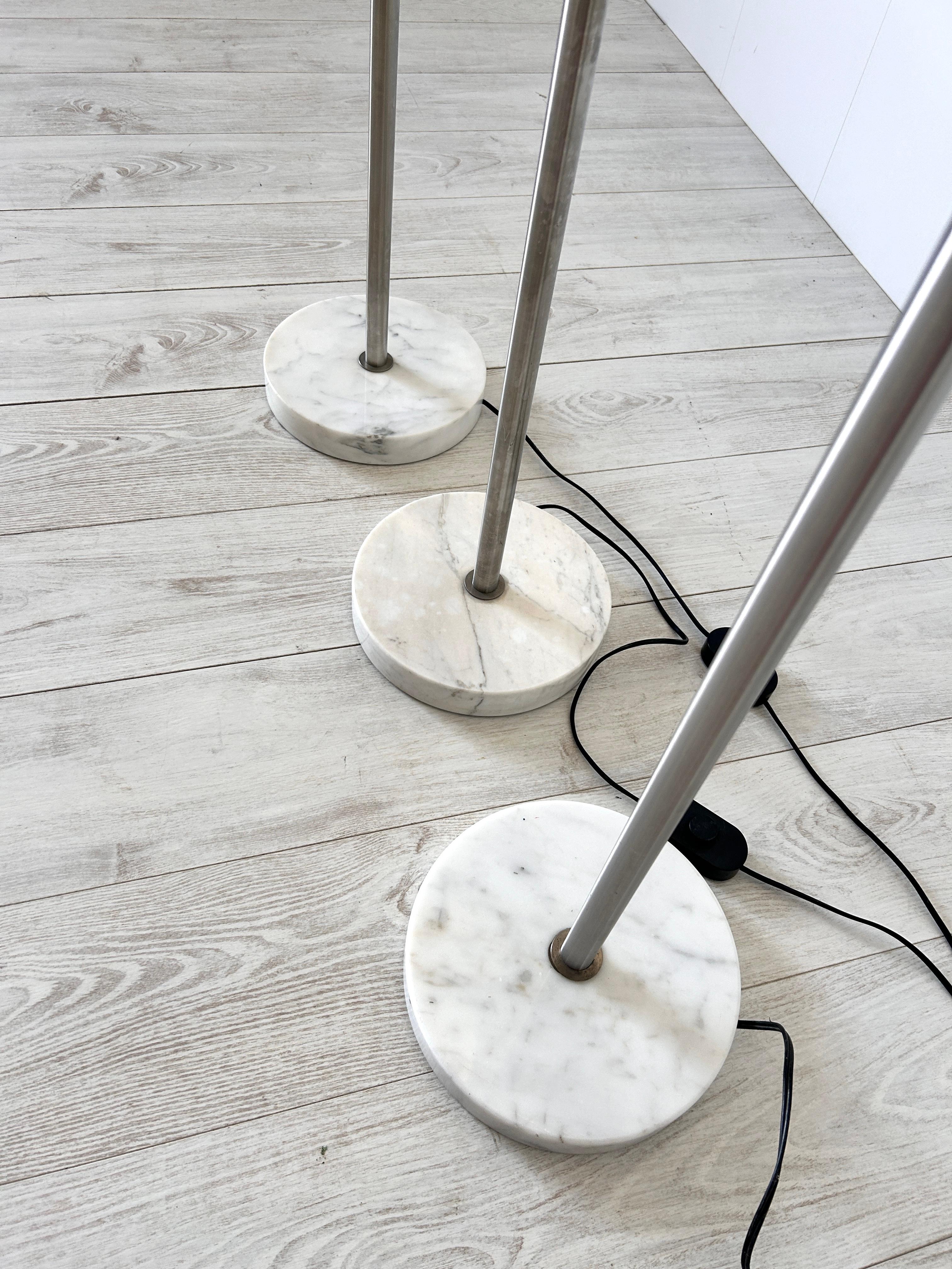 Set di tre lampade da terra mod. Papavero, Achille Castiglioni, Flos 7