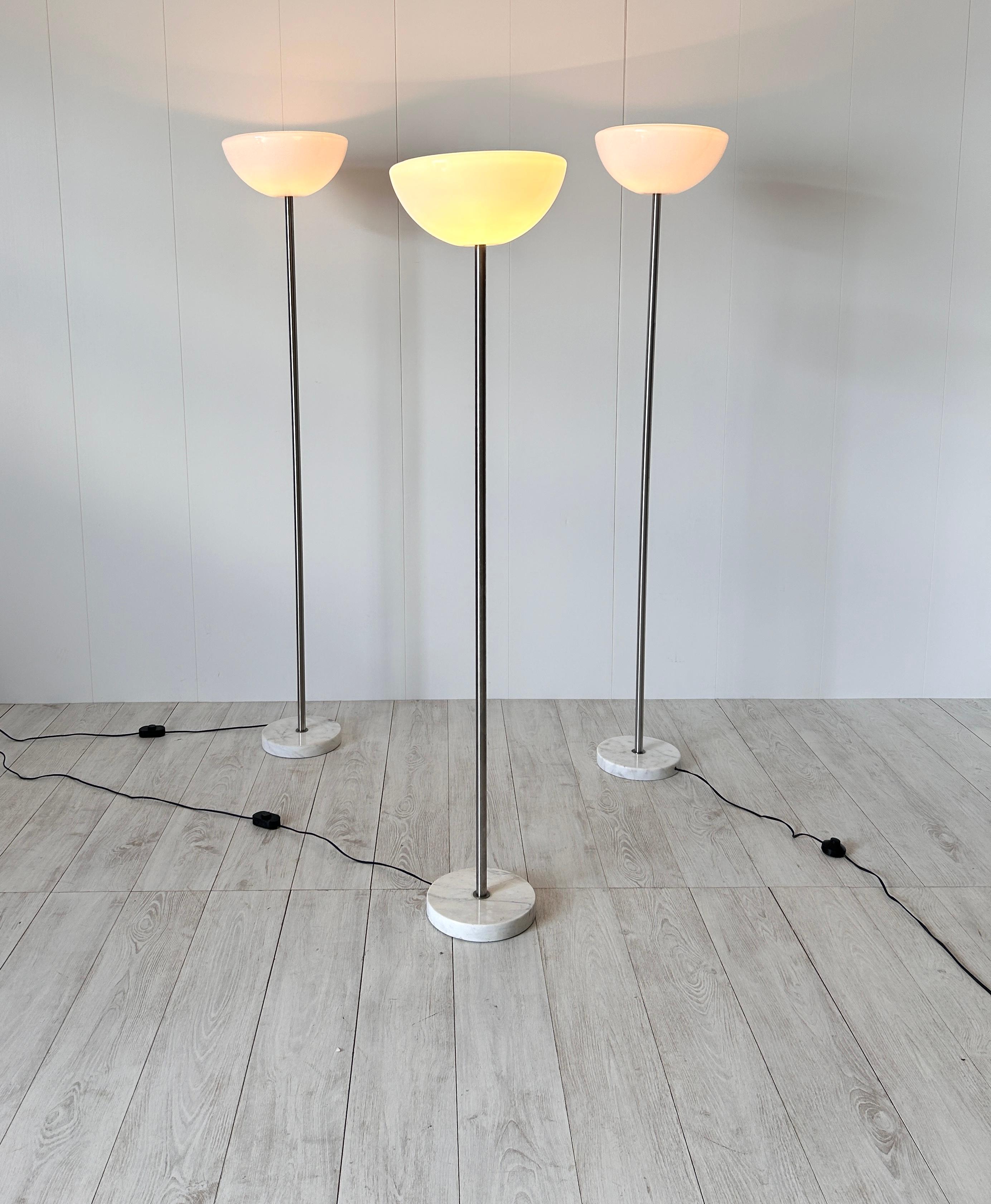 Set di tre lampade da terra mod. Papavero, Achille Castiglioni, Flos 11