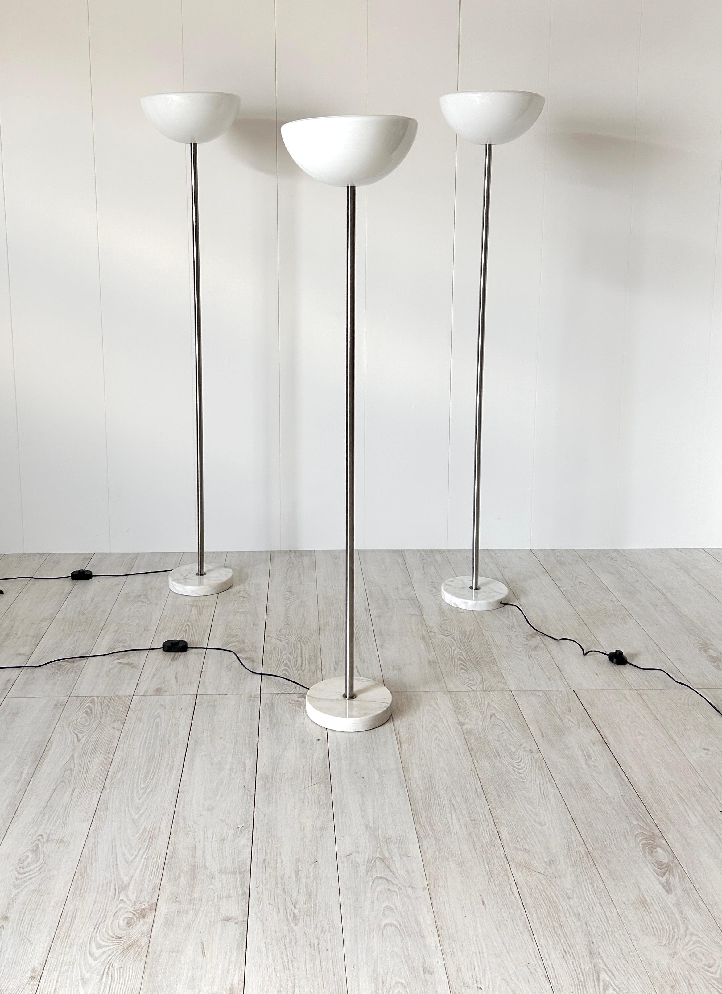 Set di tre lampade da terra mod. Papavero, Achille Castiglioni, Flos 12