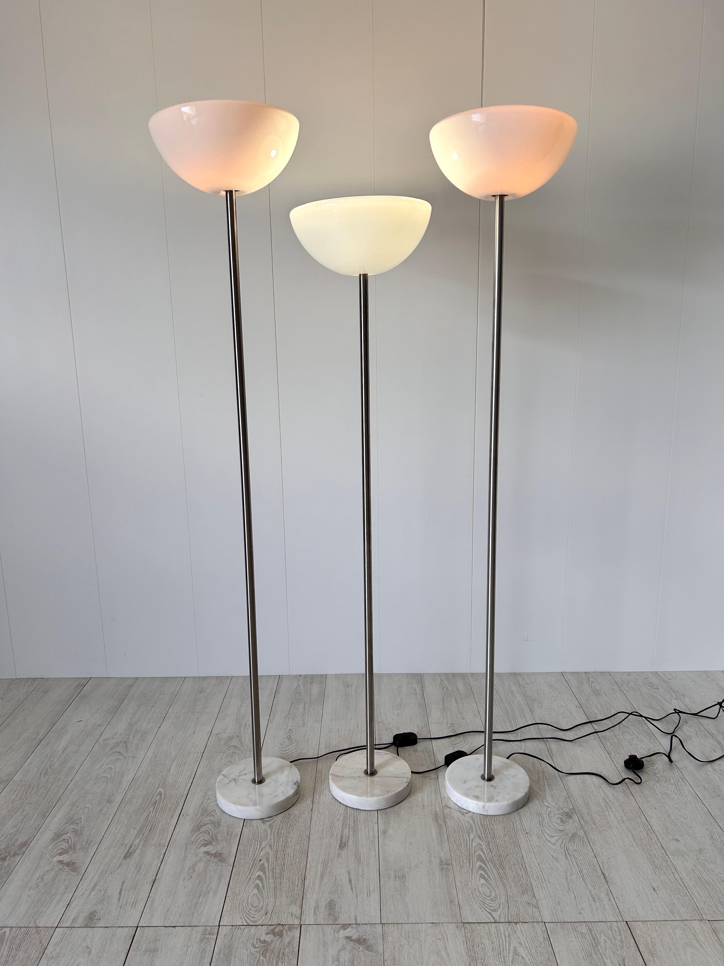 Set di tre lampade da terra mod. Papavero, Achille Castiglioni, Flos 1