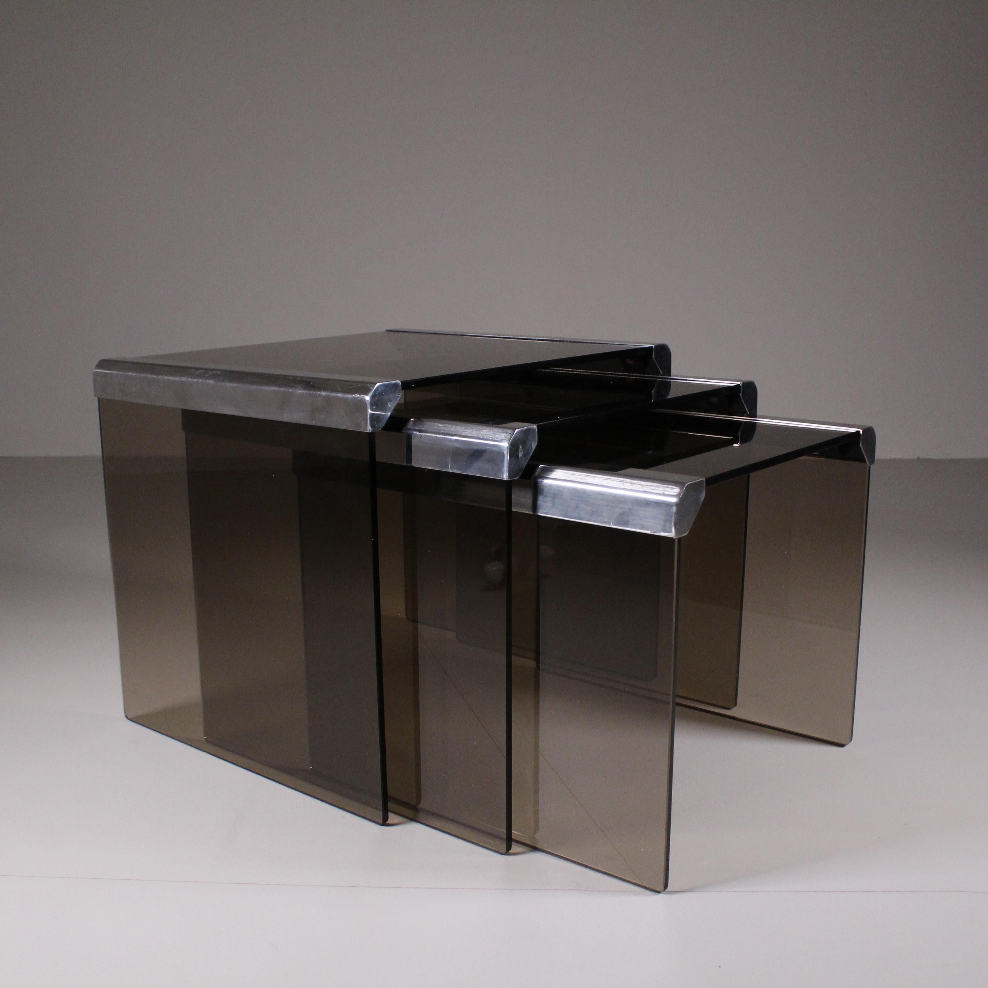 Set of three nesting tables, Gallotti Radice In Good Condition For Sale In Milano, Lombardia