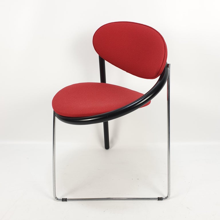 Set Dining Chairs by Pierre Mazairac & Karel Boonzaaijer for Castelijn, 1980s In Good Condition For Sale In Oud Beijerland, NL
