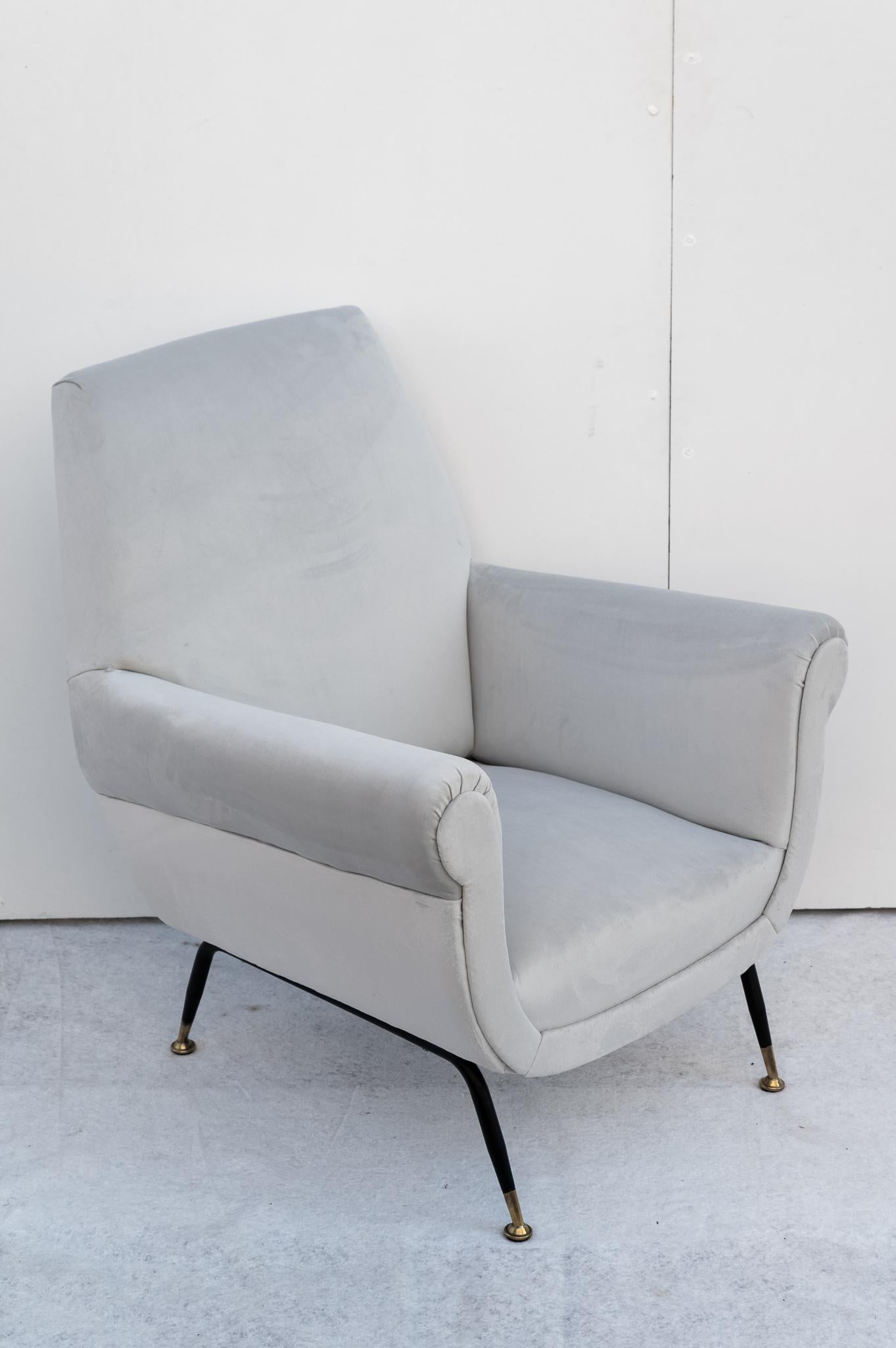 Set Divano e Due Poltrone nello stile di Gigi Radice, Anni '60 in vendita 3