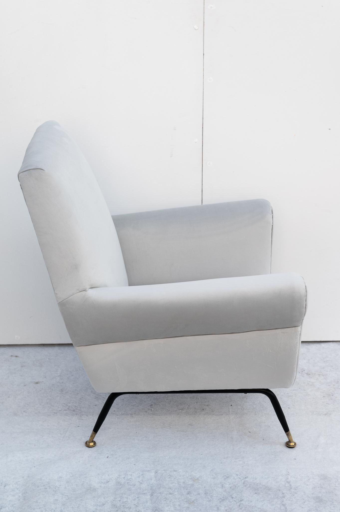 Set Divano e Due Poltrone nello stile di Gigi Radice, Anni '60 in vendita 2