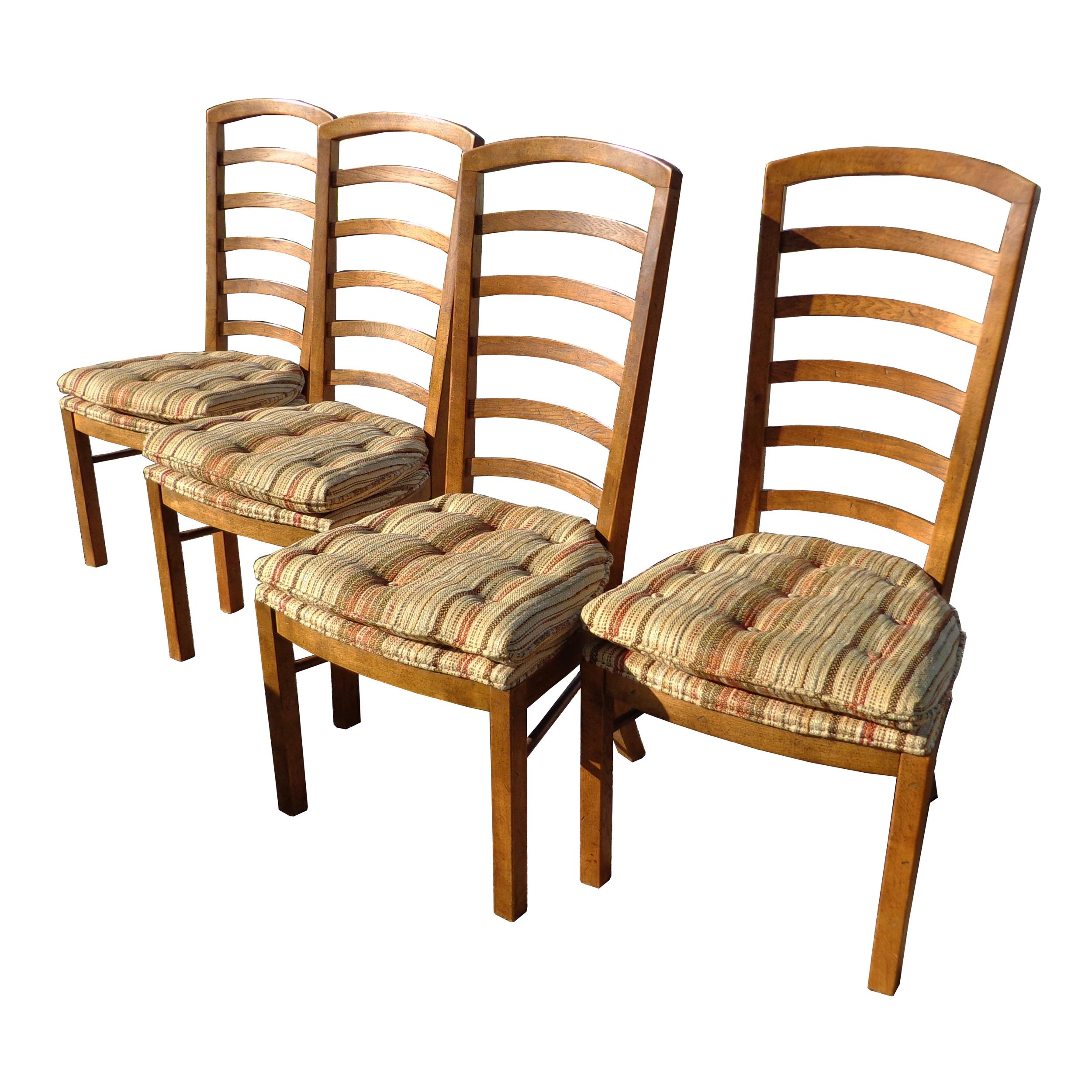 Drexel Woodbriar-Set mit 6 Stühlen (Moderne der Mitte des Jahrhunderts) im Angebot
