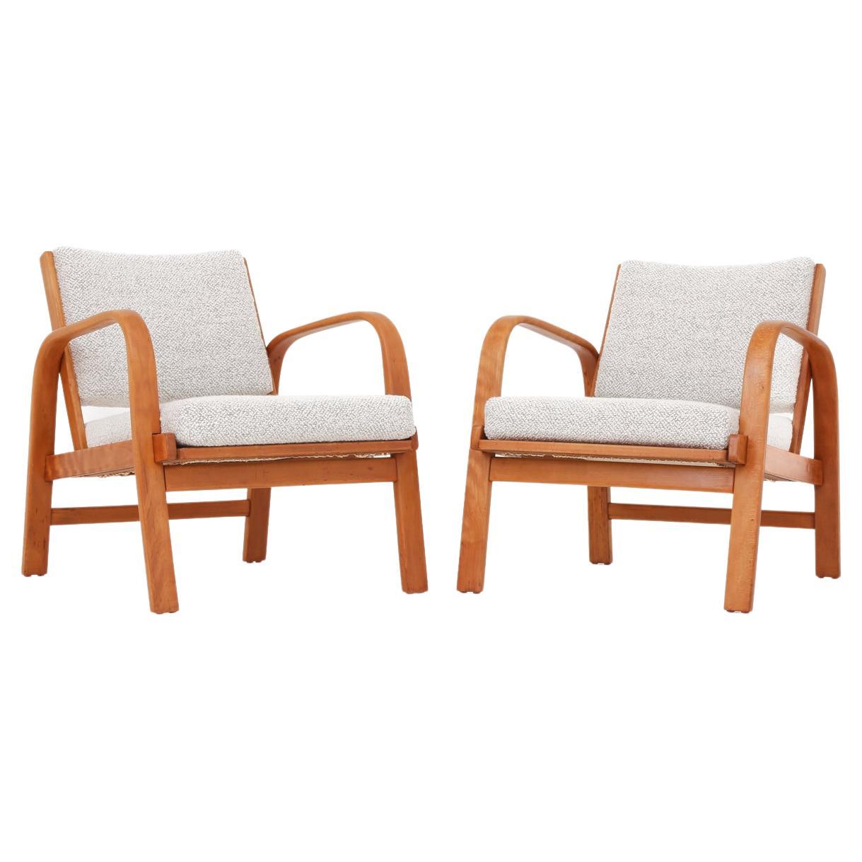 Set Easy Chairs by Magnus Stephensen For Sale