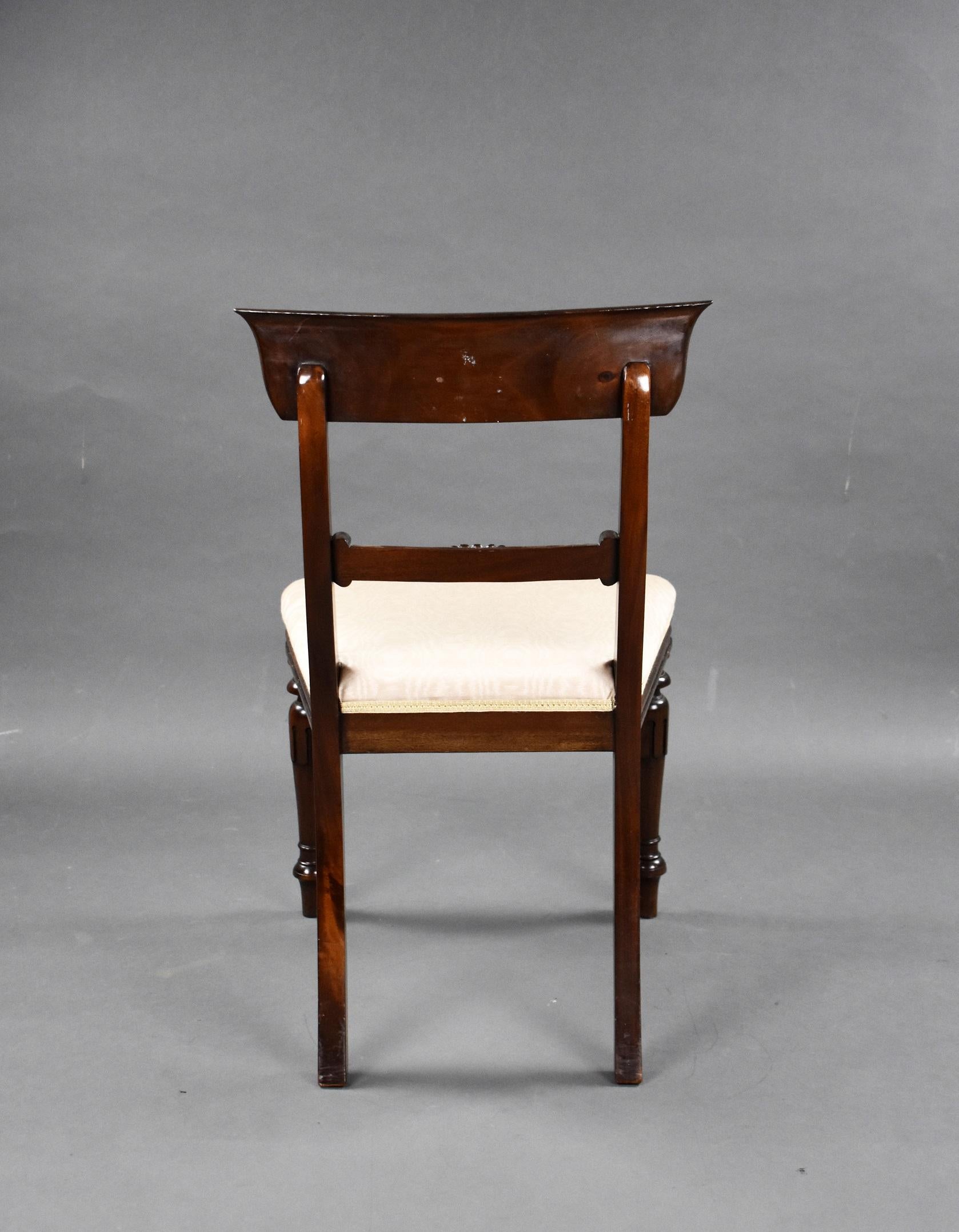 Set Eight 1930s Mahogany Dining Chairs 4
