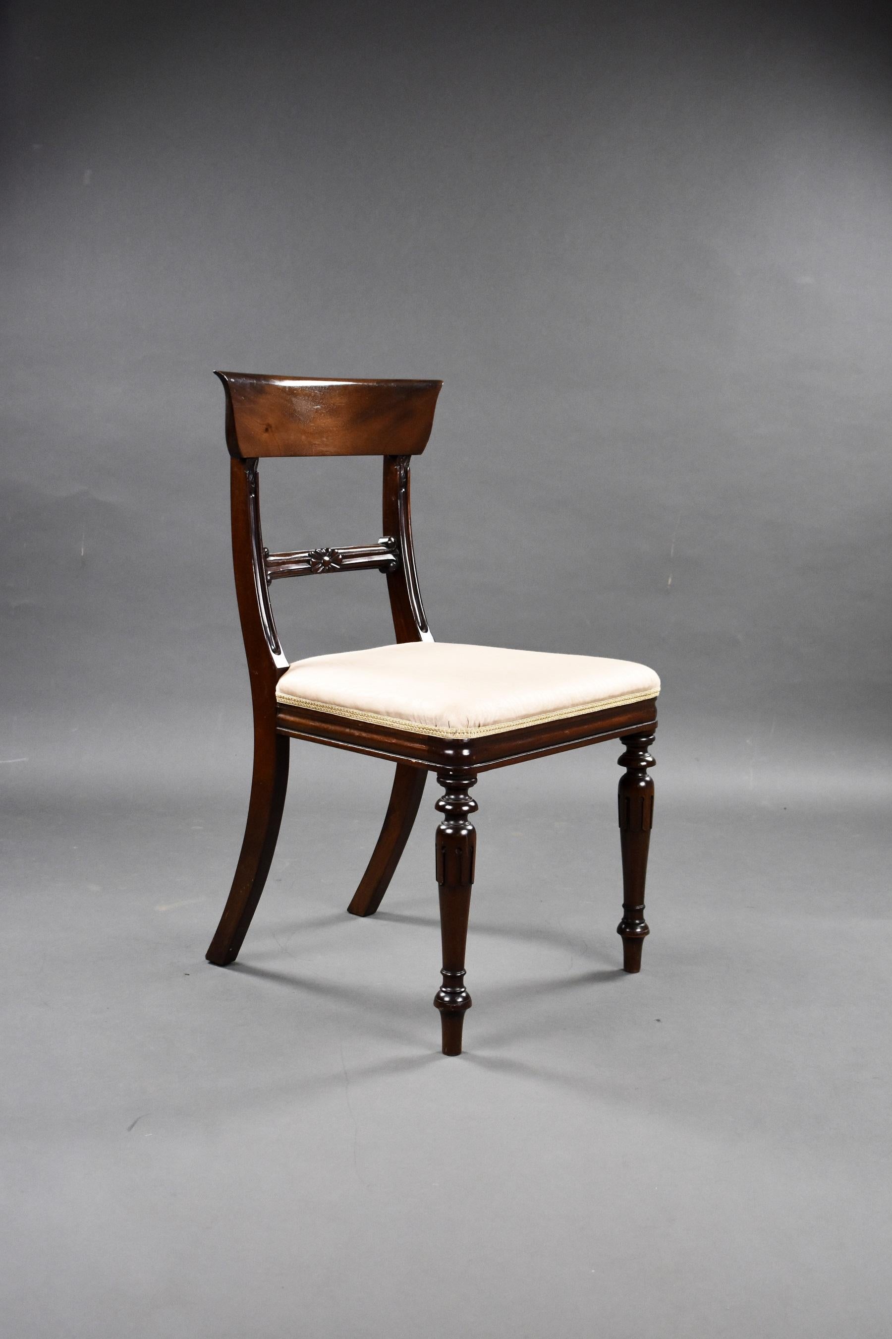 Other Set Eight 1930s Mahogany Dining Chairs