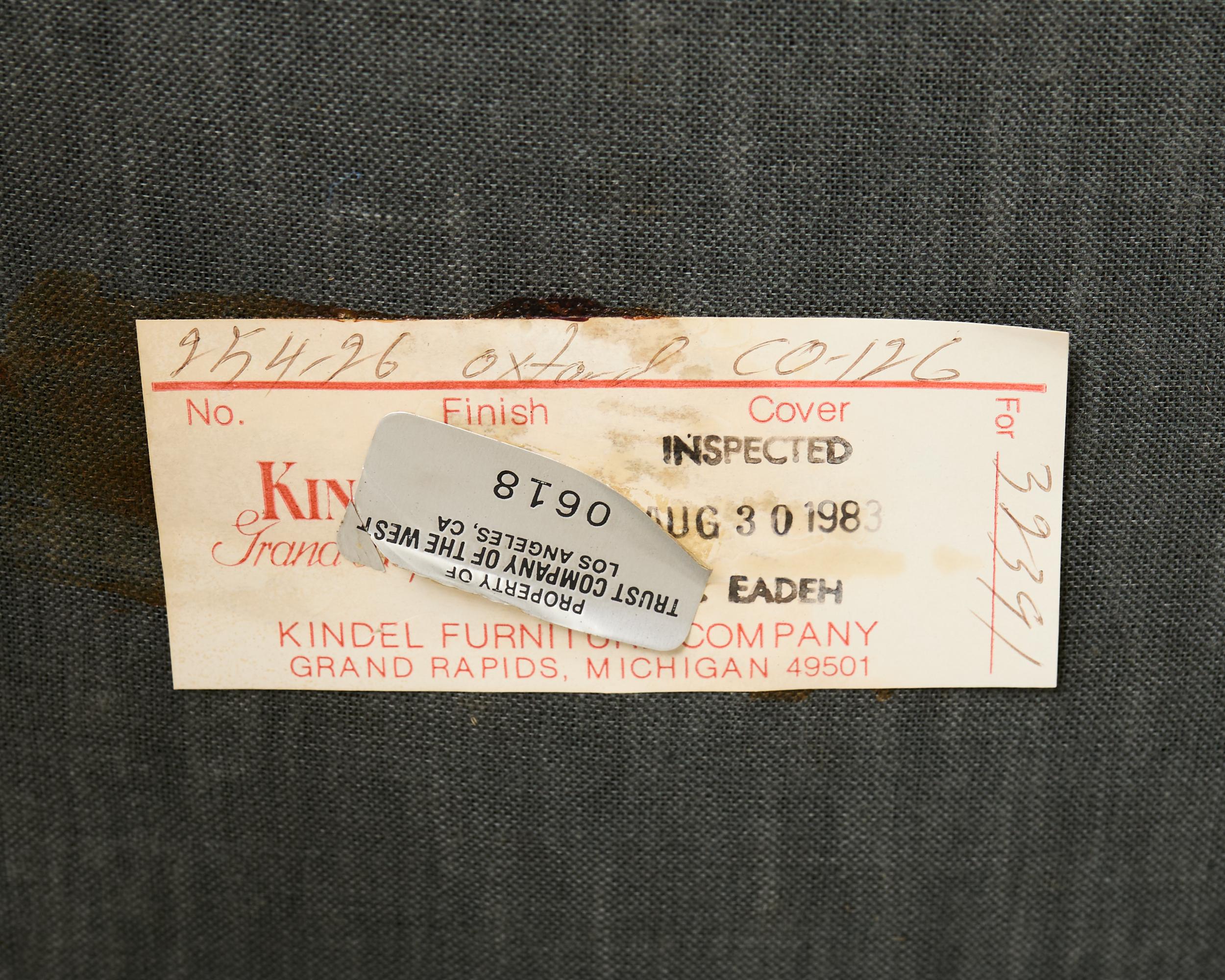 Set Eight Gainsborough Leather Mahogany Library Chairs For Sale 12