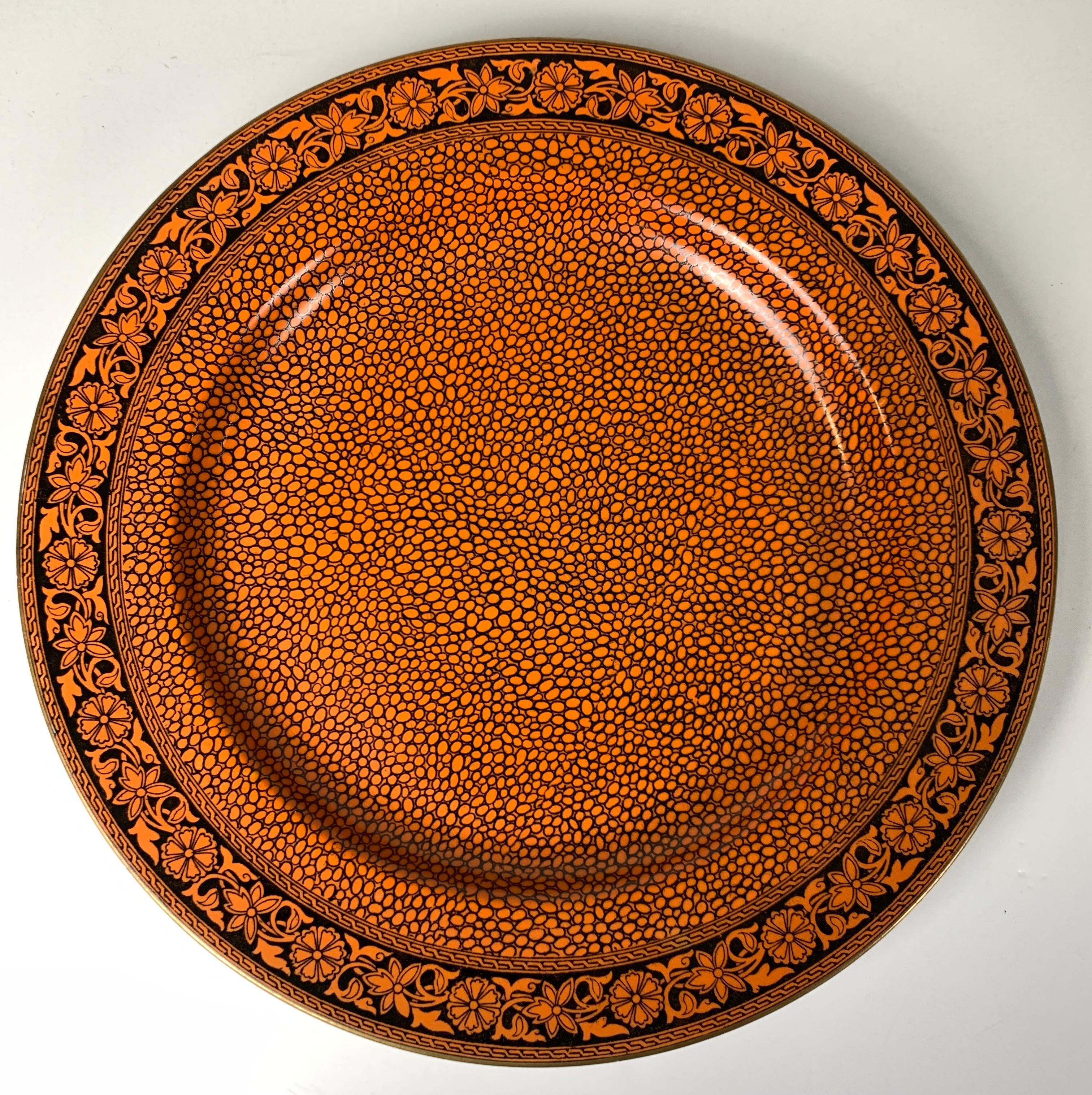 rust color plates