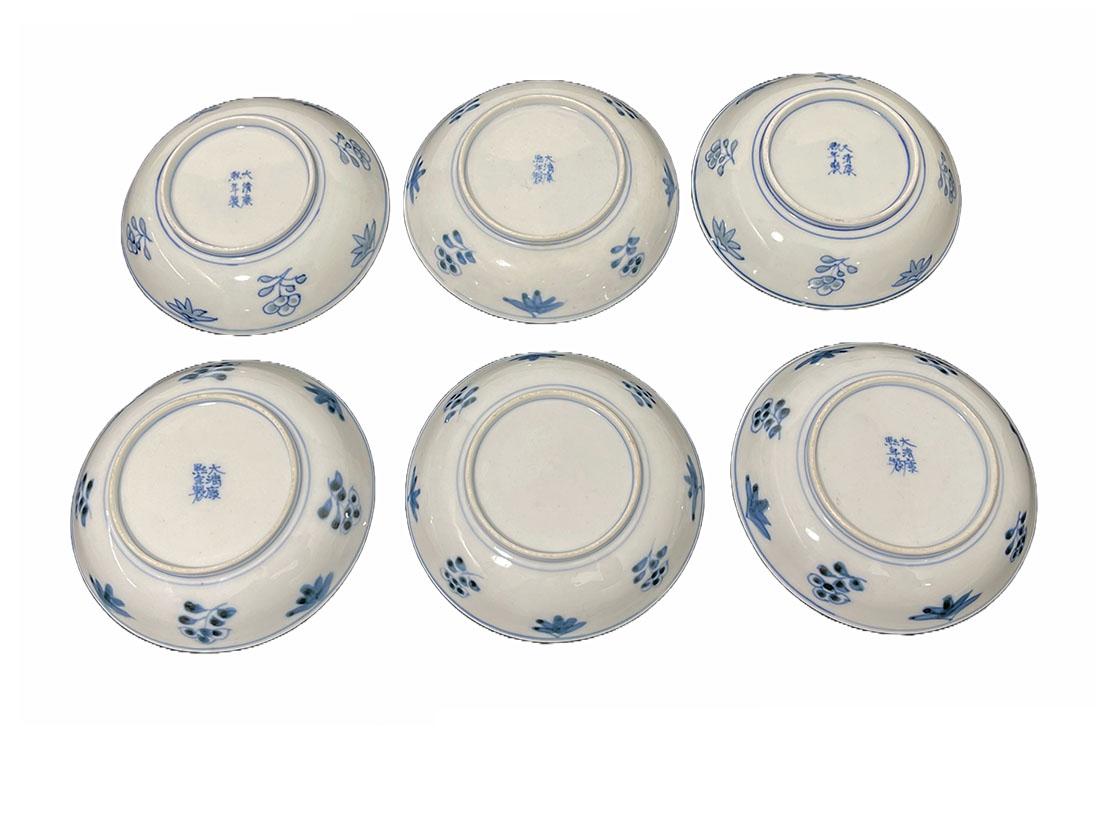 Set Famille Verte Chinese Porcelain cups & saucers, Kangxi, circa 1700 For Sale 2