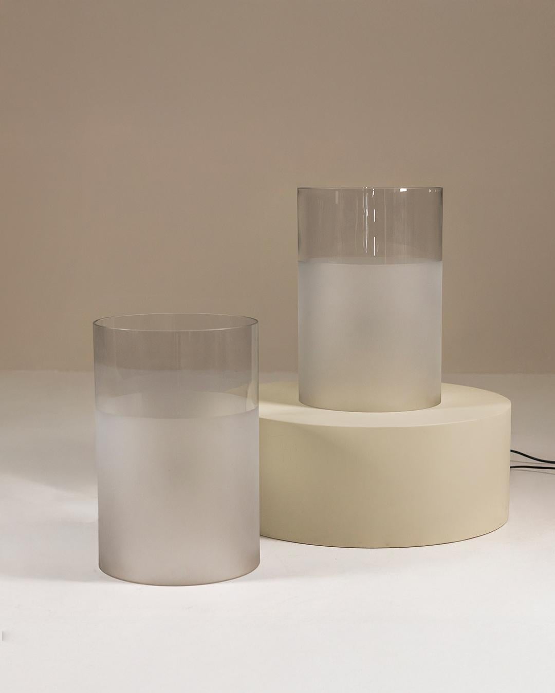 Mid-Century Modern Set Fatua Table Lamps by Guido Rosati for Fontana Arte, Italy 1970s For Sale