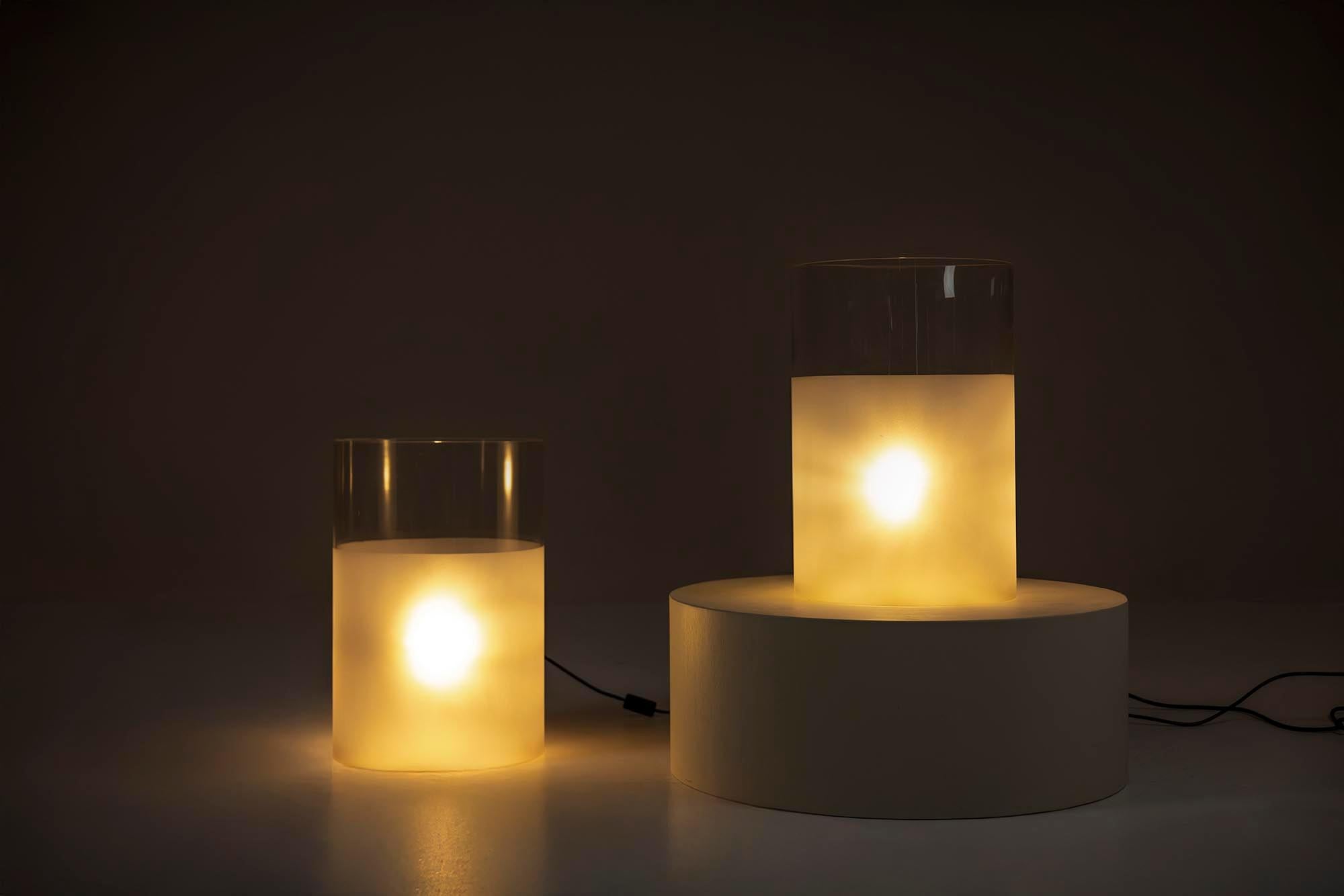 Late 20th Century Set Fatua Table Lamps by Guido Rosati for Fontana Arte, Italy 1970s For Sale