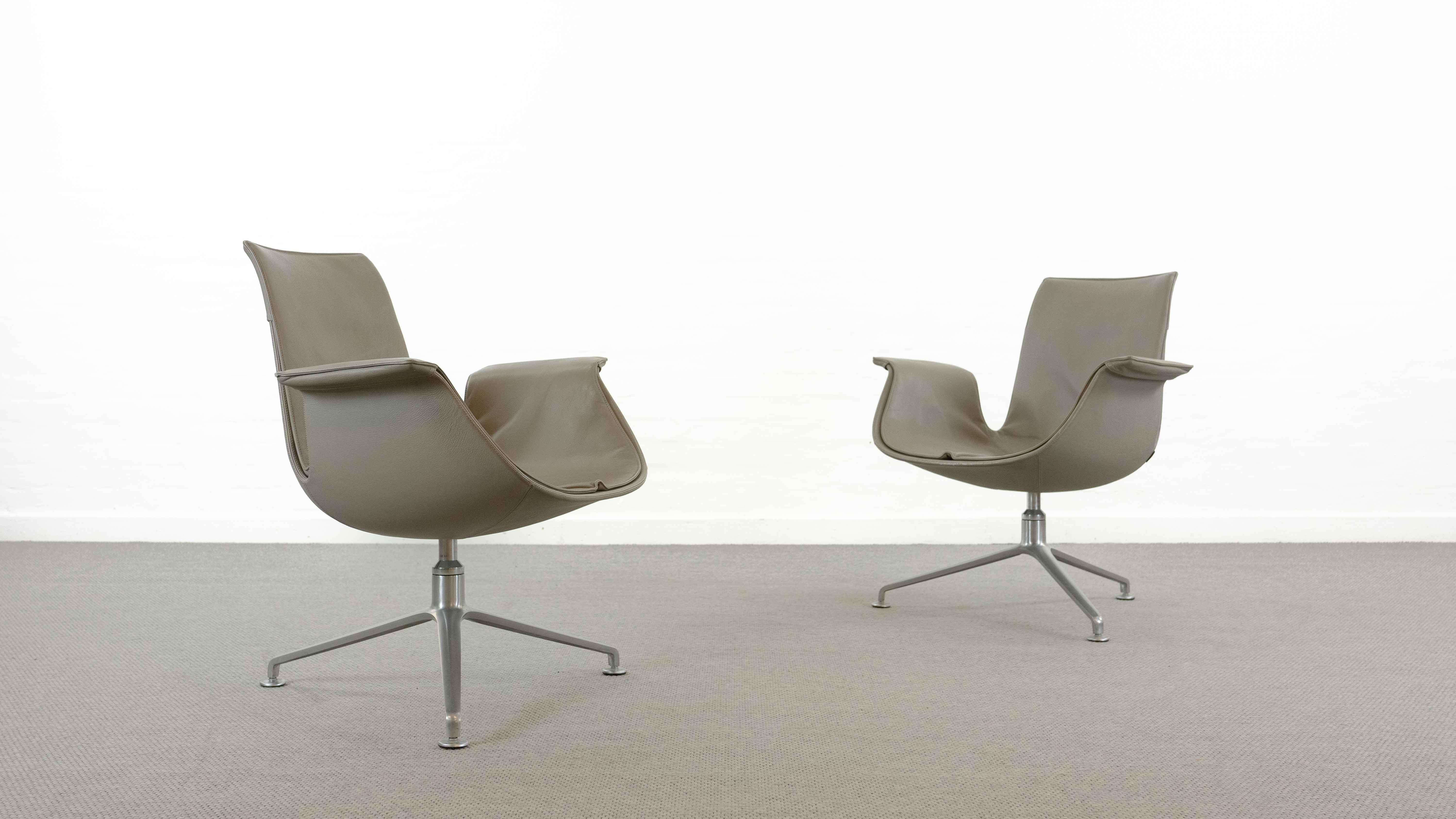 Space Age Set FK Lounge Chairs by Preben Fabricius and Jorgen Kastholm for Walter Knoll