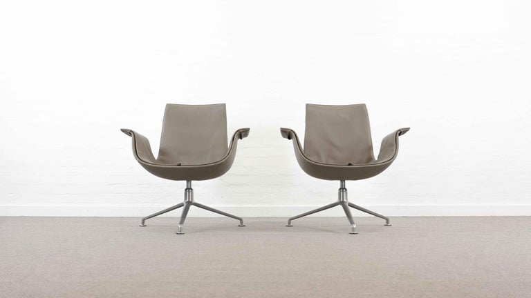 German Set FK Lounge Chairs by Preben Fabricius and Jorgen Kastholm for Walter Knoll For Sale