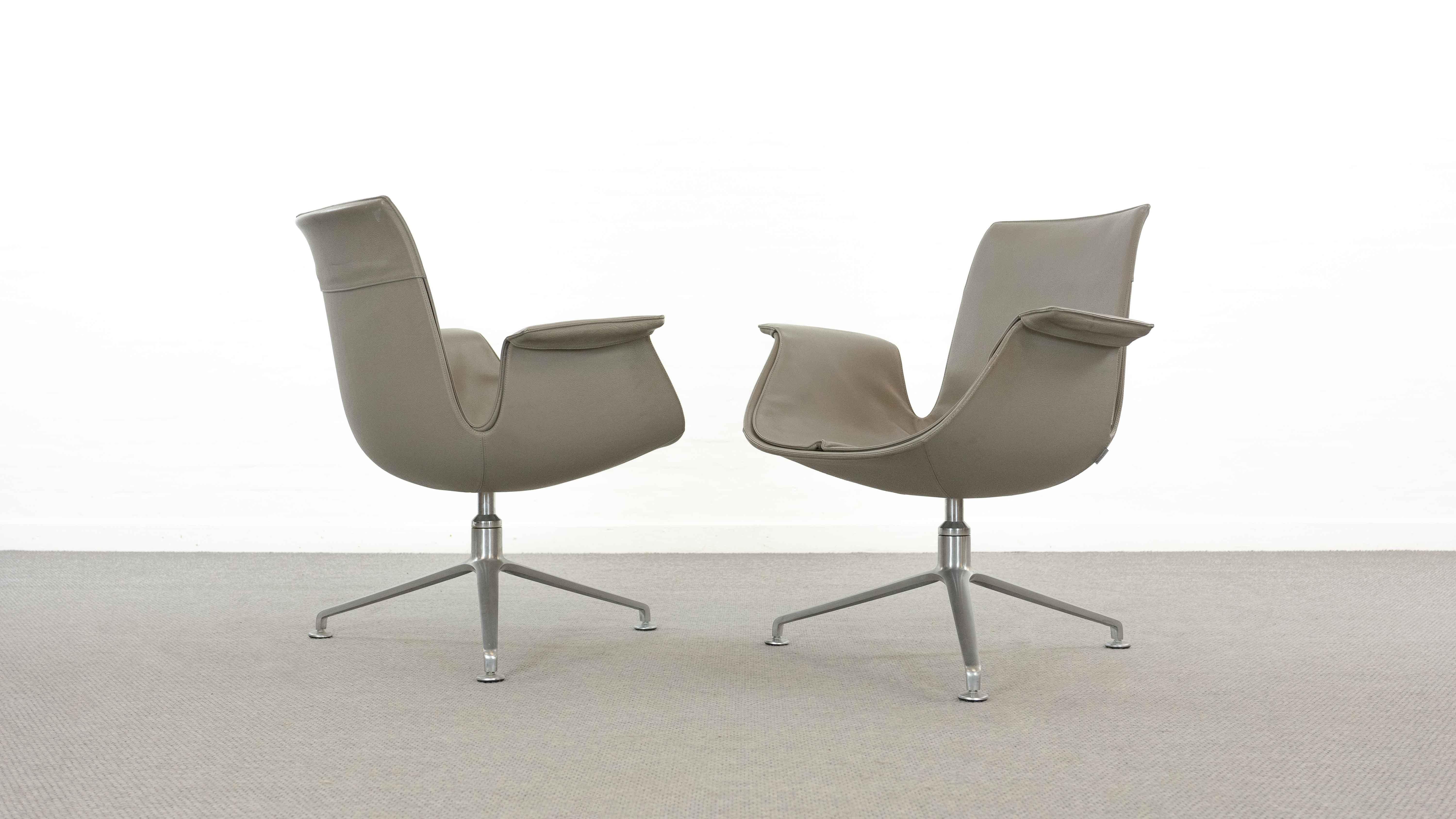 Set FK Lounge Chairs by Preben Fabricius and Jorgen Kastholm for Walter Knoll In Good Condition In Halle, DE