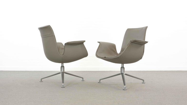 Set FK Lounge Chairs by Preben Fabricius and Jorgen Kastholm for Walter Knoll In Good Condition For Sale In Halle, DE