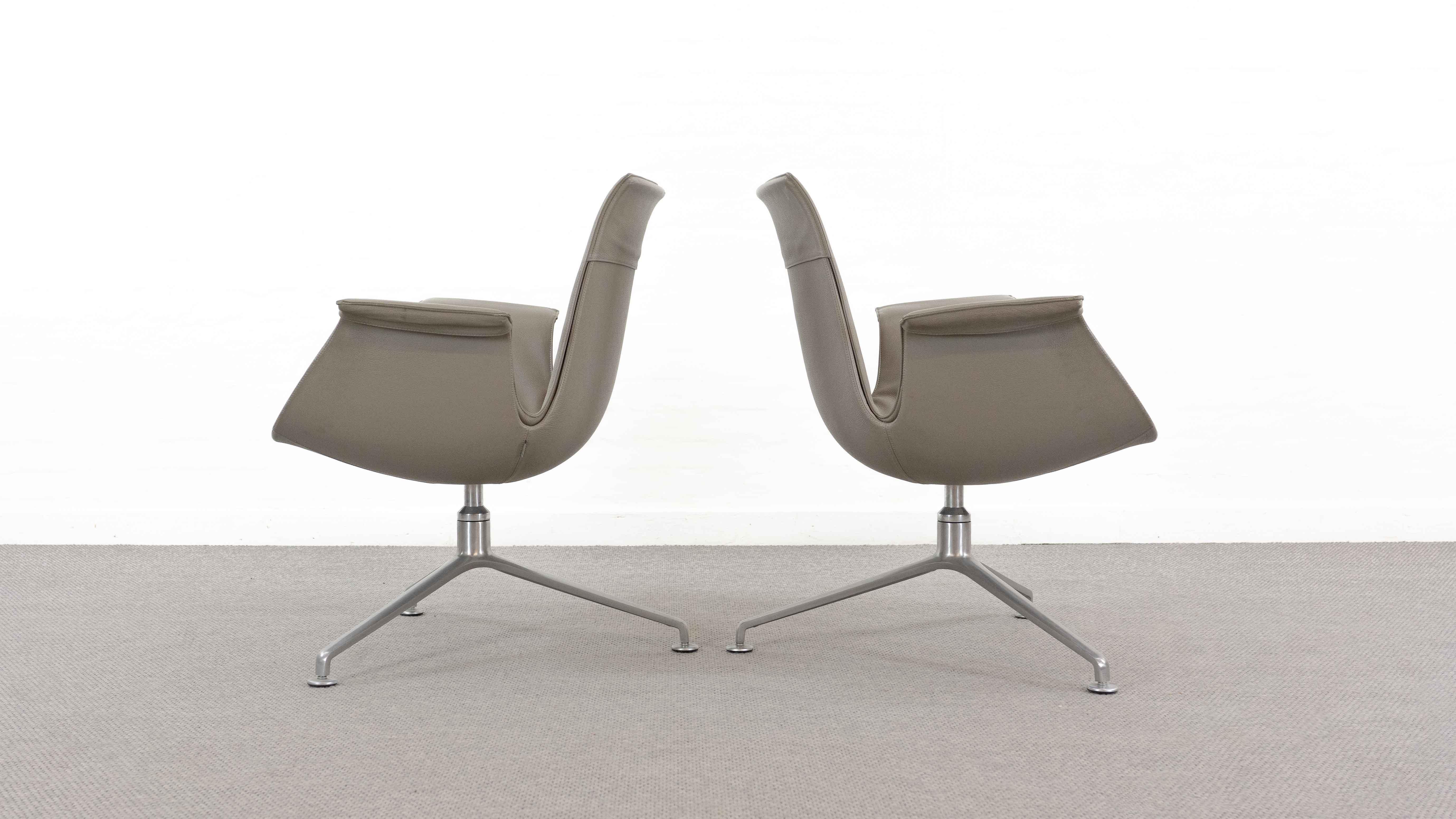 Mid-20th Century Set FK Lounge Chairs by Preben Fabricius and Jorgen Kastholm for Walter Knoll