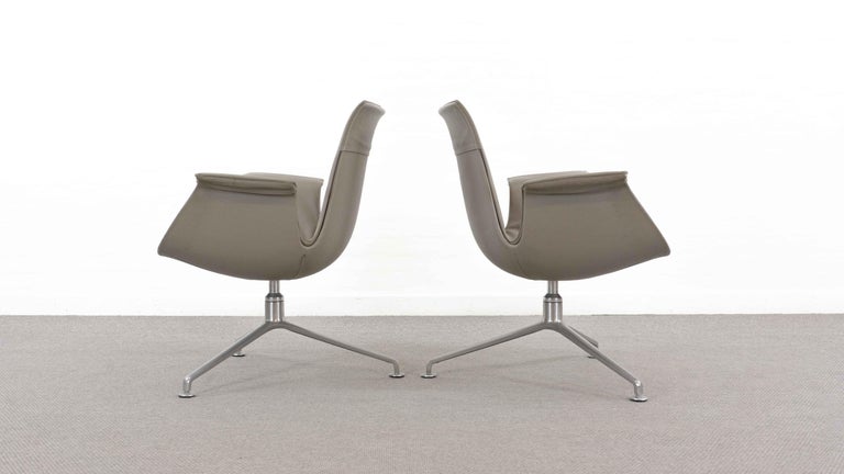 Mid-20th Century Set FK Lounge Chairs by Preben Fabricius and Jorgen Kastholm for Walter Knoll For Sale