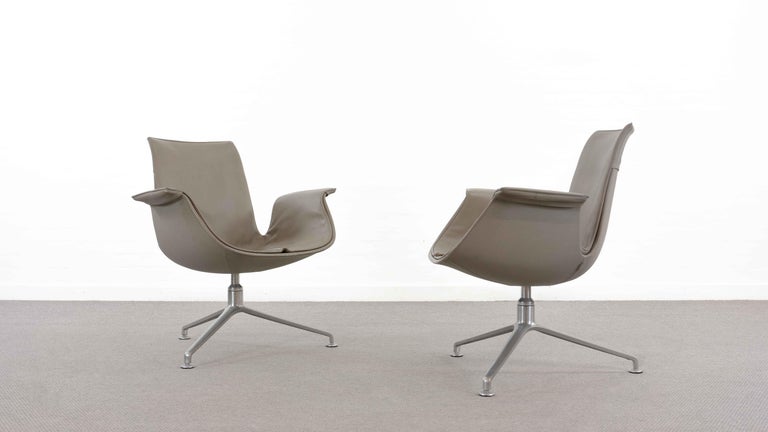 Set FK Lounge Chairs by Preben Fabricius and Jorgen Kastholm for Walter Knoll For Sale 1