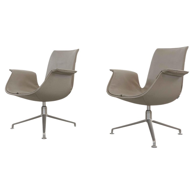 Set FK Lounge Chairs by Preben Fabricius and Jorgen Kastholm for Walter Knoll For Sale