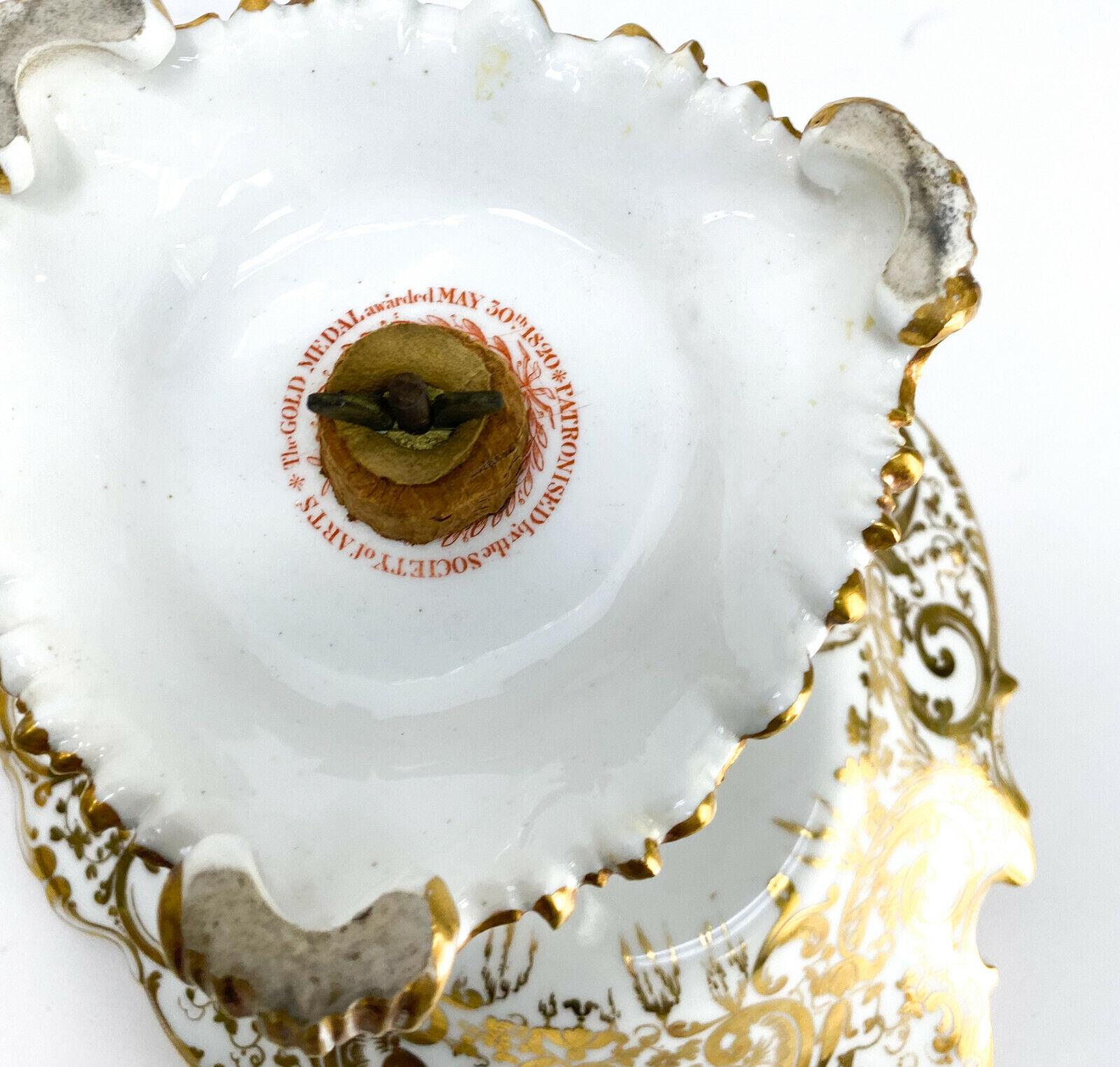Magnifique service à dessert en porcelaine anglaise Coalport Feltspar de 23 pièces pour 16, c1825 en vente 6