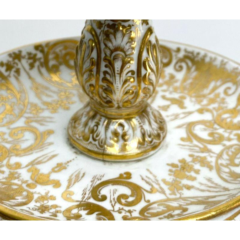 XIXe siècle Magnifique service à dessert en porcelaine anglaise Coalport Feltspar de 23 pièces pour 16, c1825 en vente