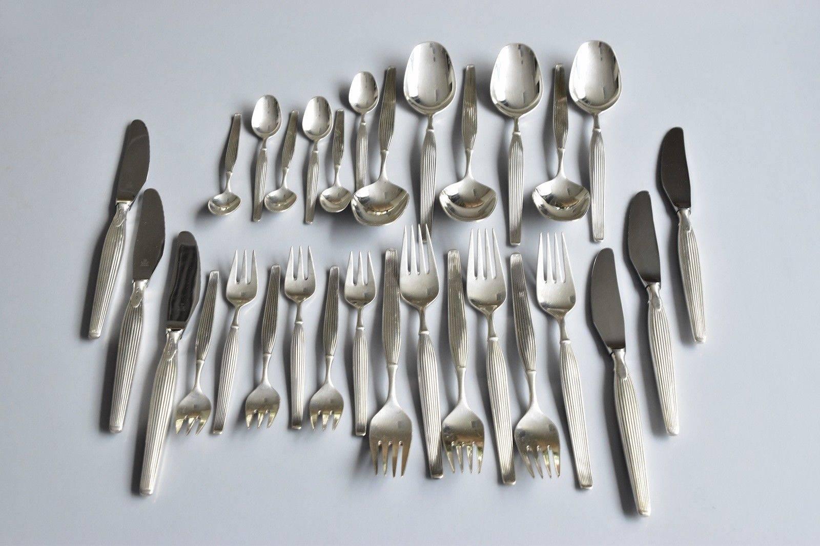 Silver Plate Set for Six Pers Cutlery 