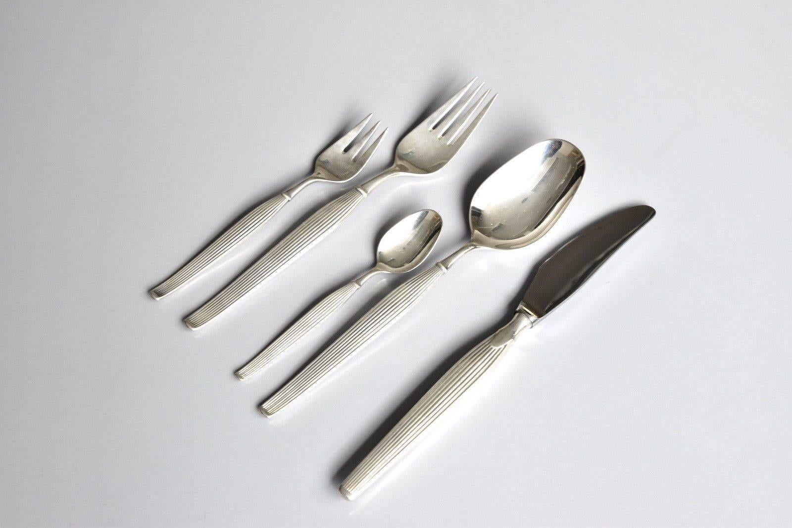 Incredible nice set of cutlery by Danish Designer Henning Seidelin from the 1960s.
The name of this model is 