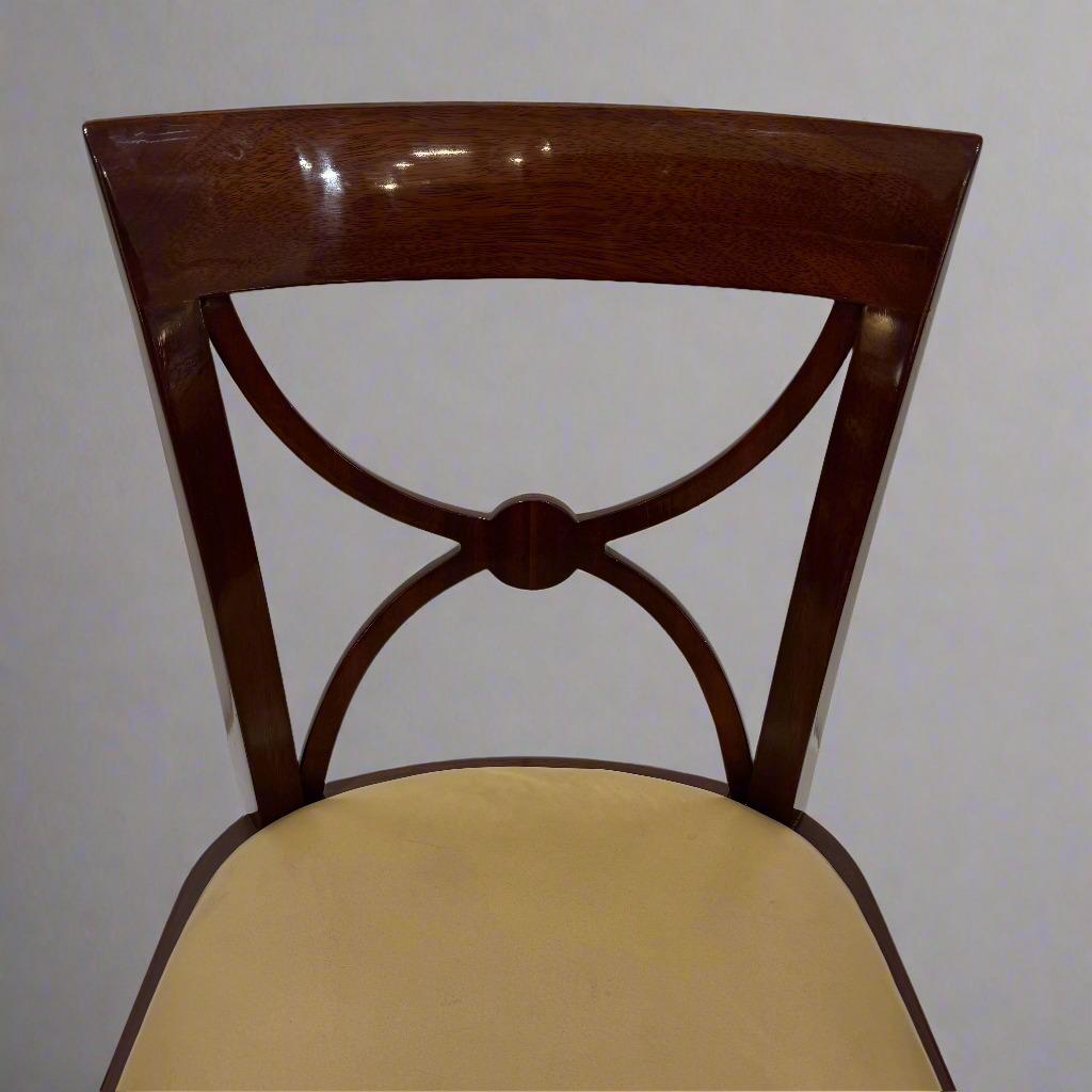 Set Four Art Deco Period DE COENE FRÈRES Side Chairs France circa 1930 In Good Condition For Sale In New York, NY