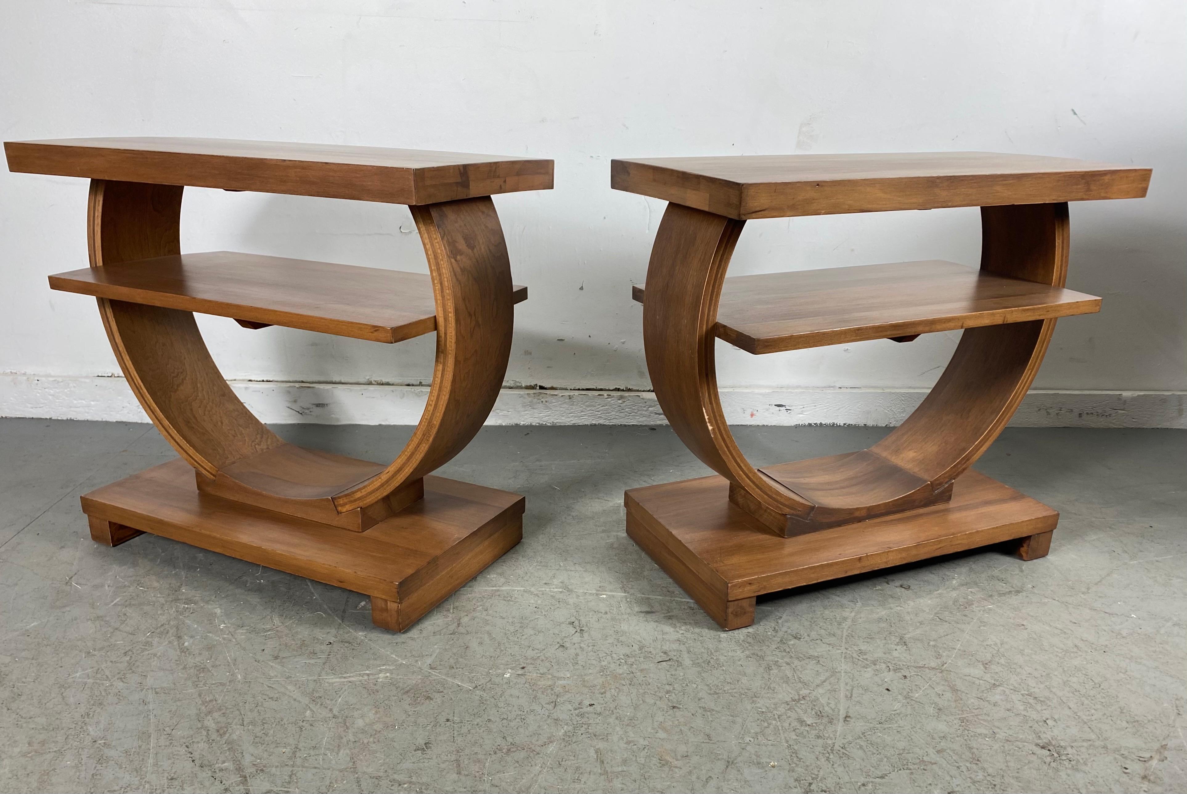 Set of Four Classic Art Deco Tables by Brown Saltman, Coffee, Ends, Lamp Table 2