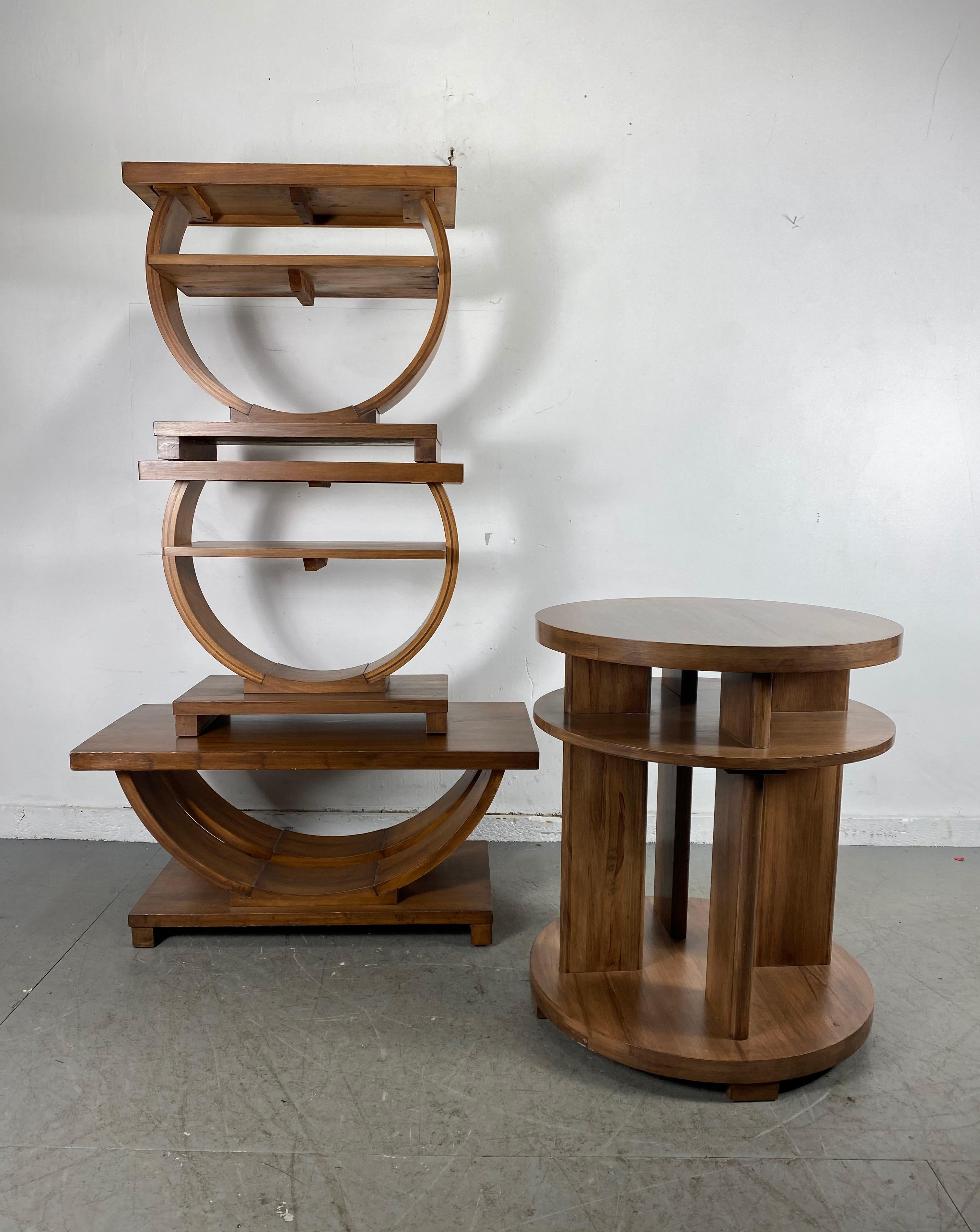 brown saltman coffee table