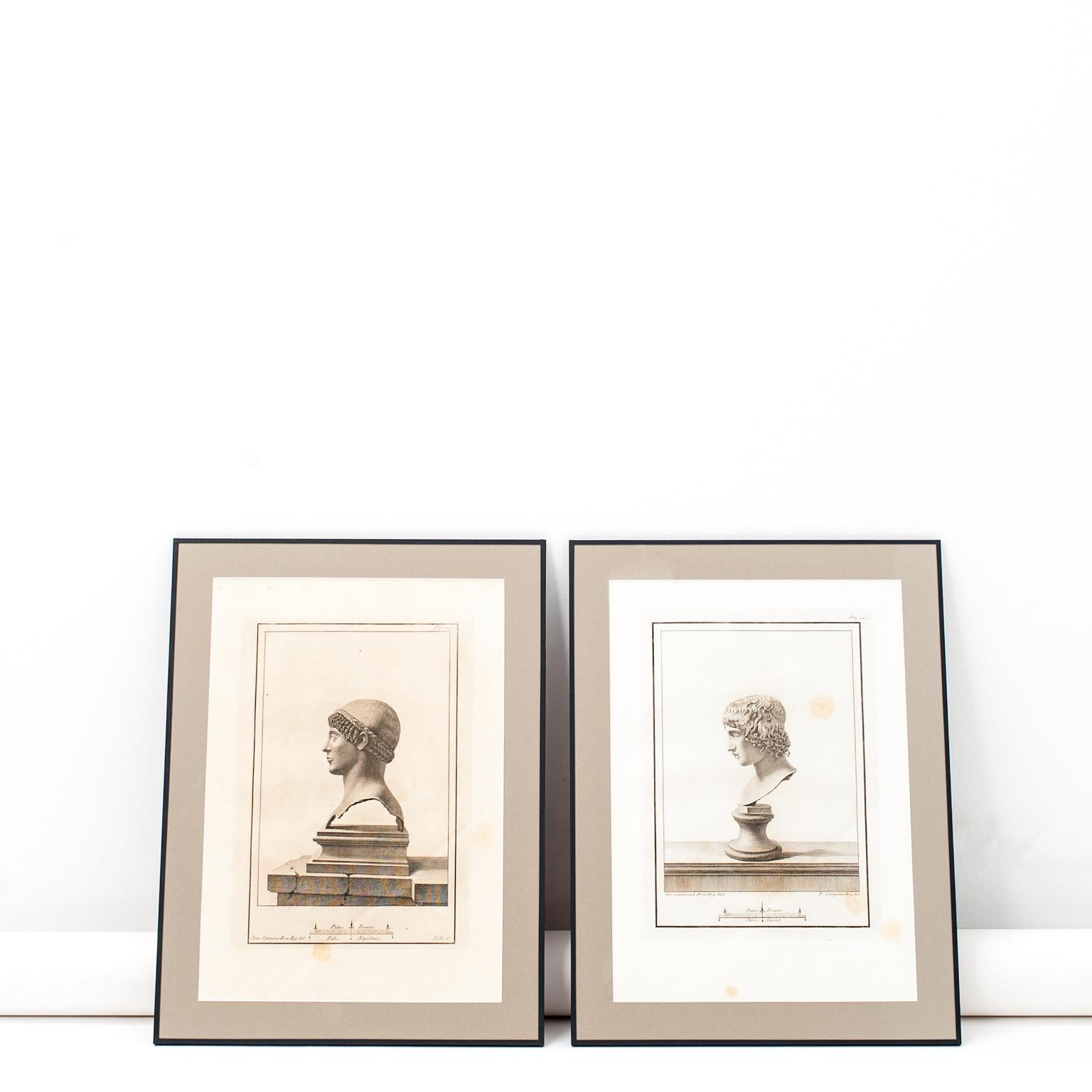 Set of Four Engravings of 