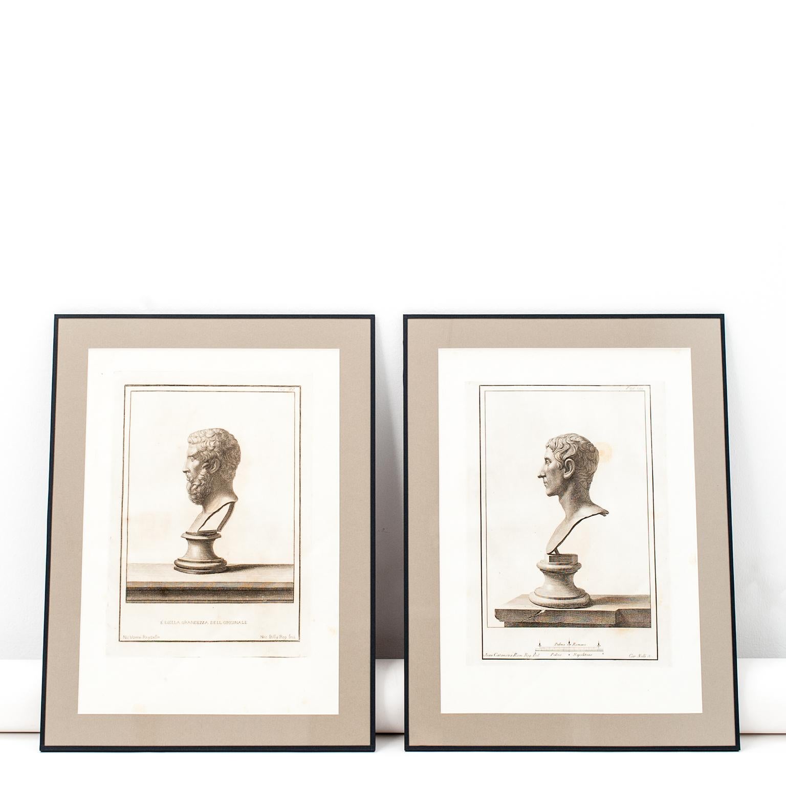 Set of Four Engravings of 