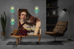 Set Four Italian Murano Sconces